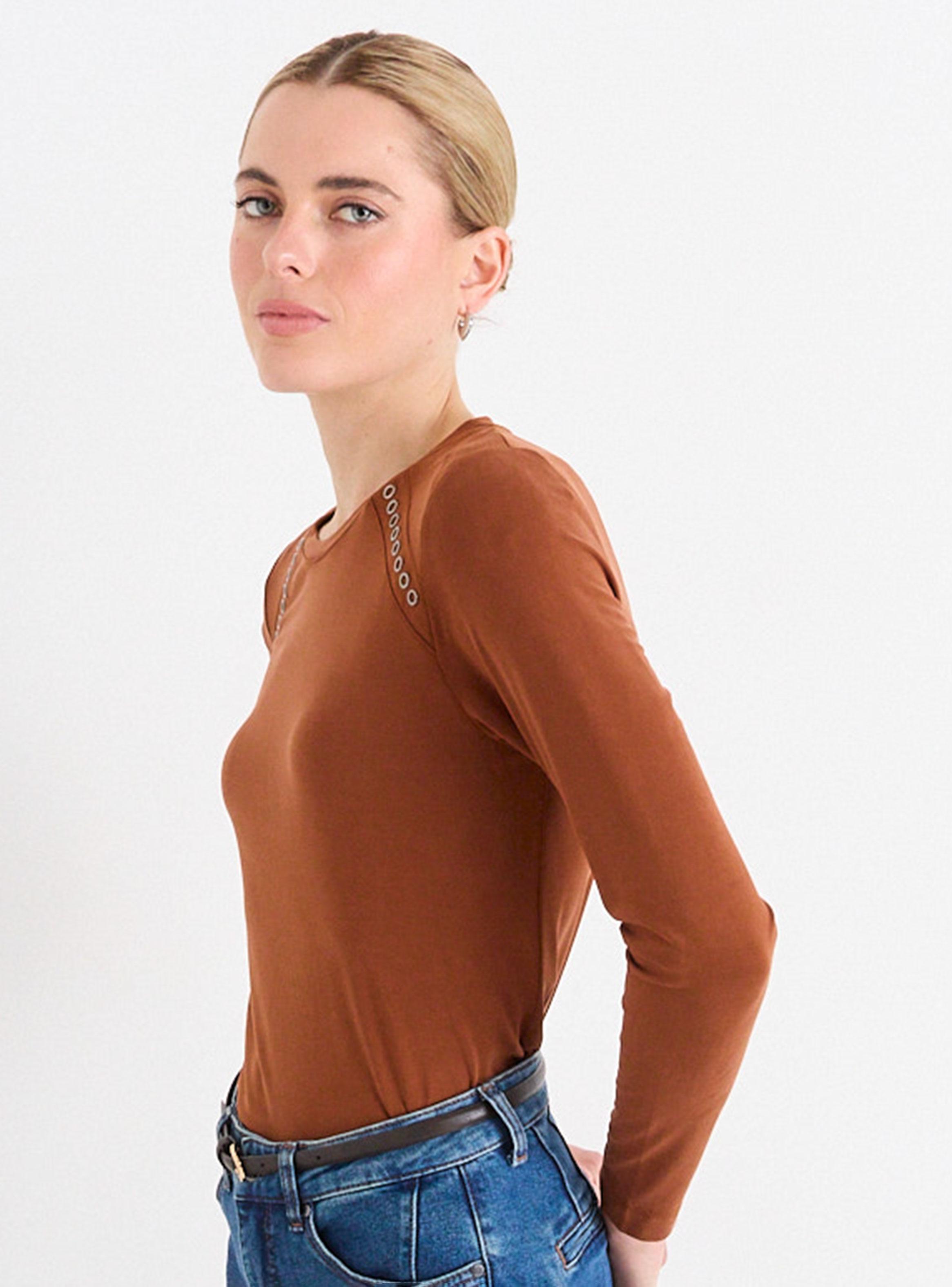 Polera de Malla con Strass-2