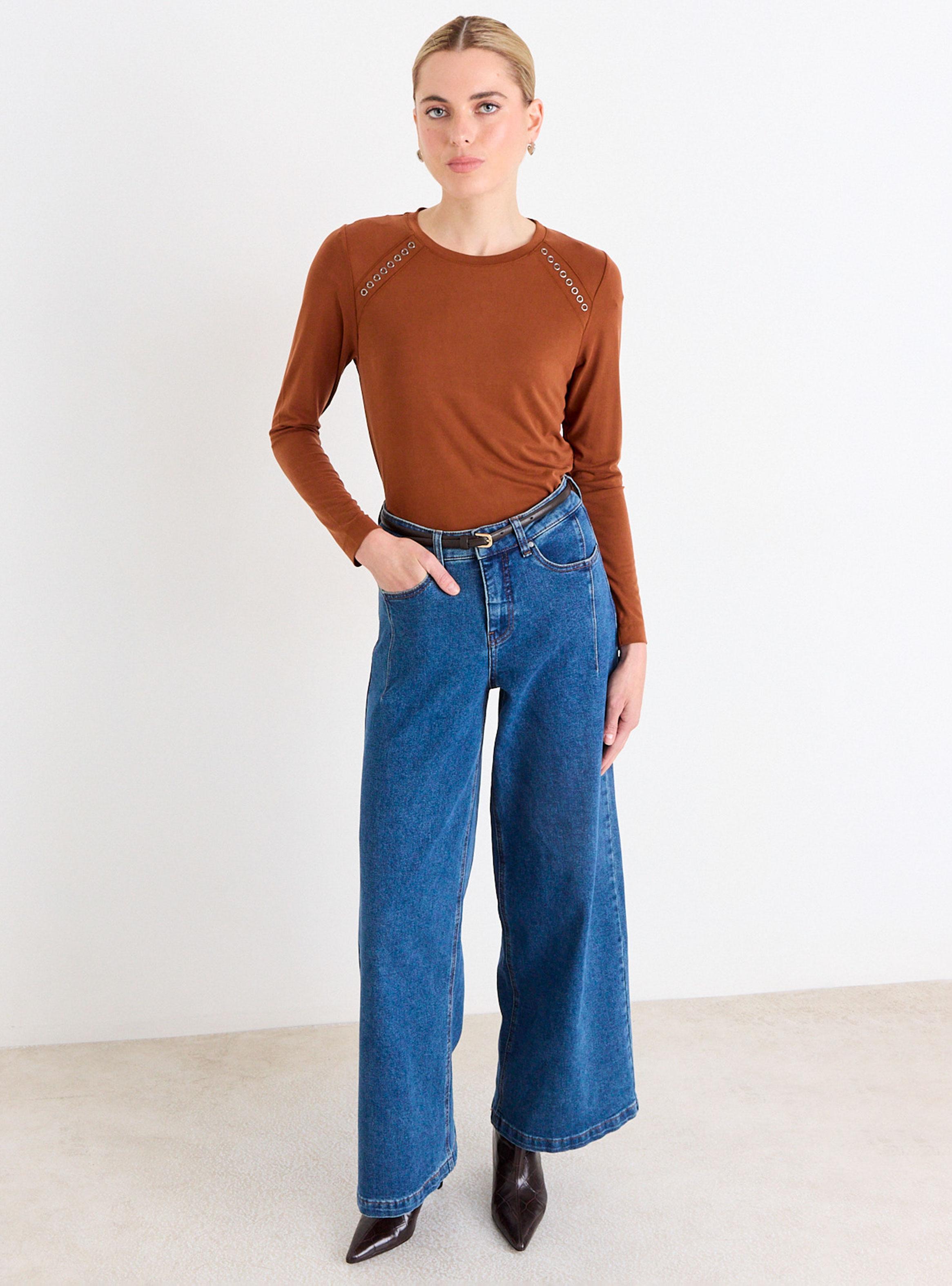 Polera de Malla con Strass-4