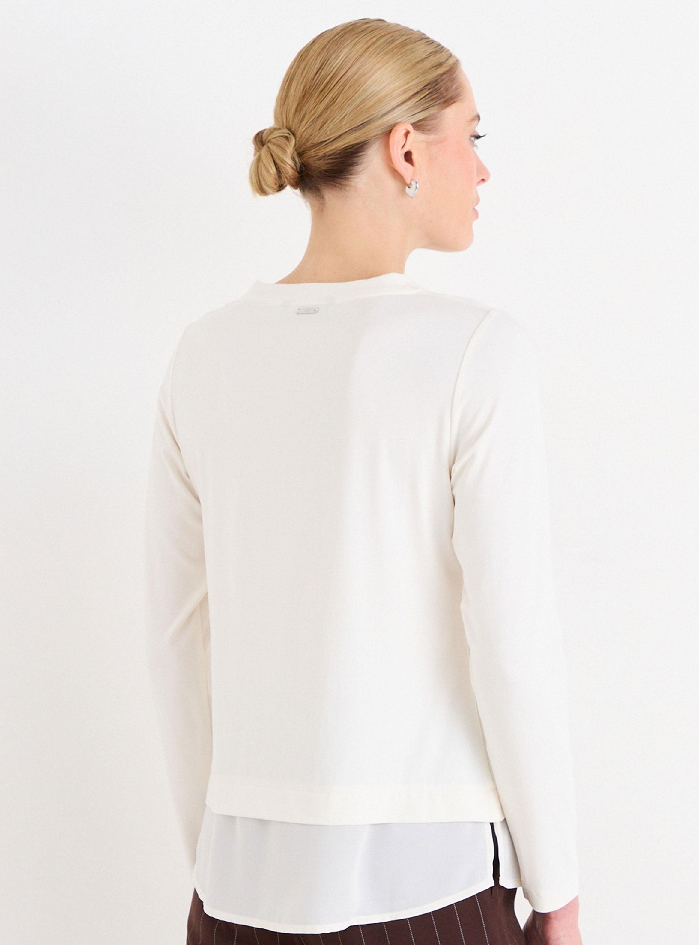 Polera Lisa de Manga Larga-1