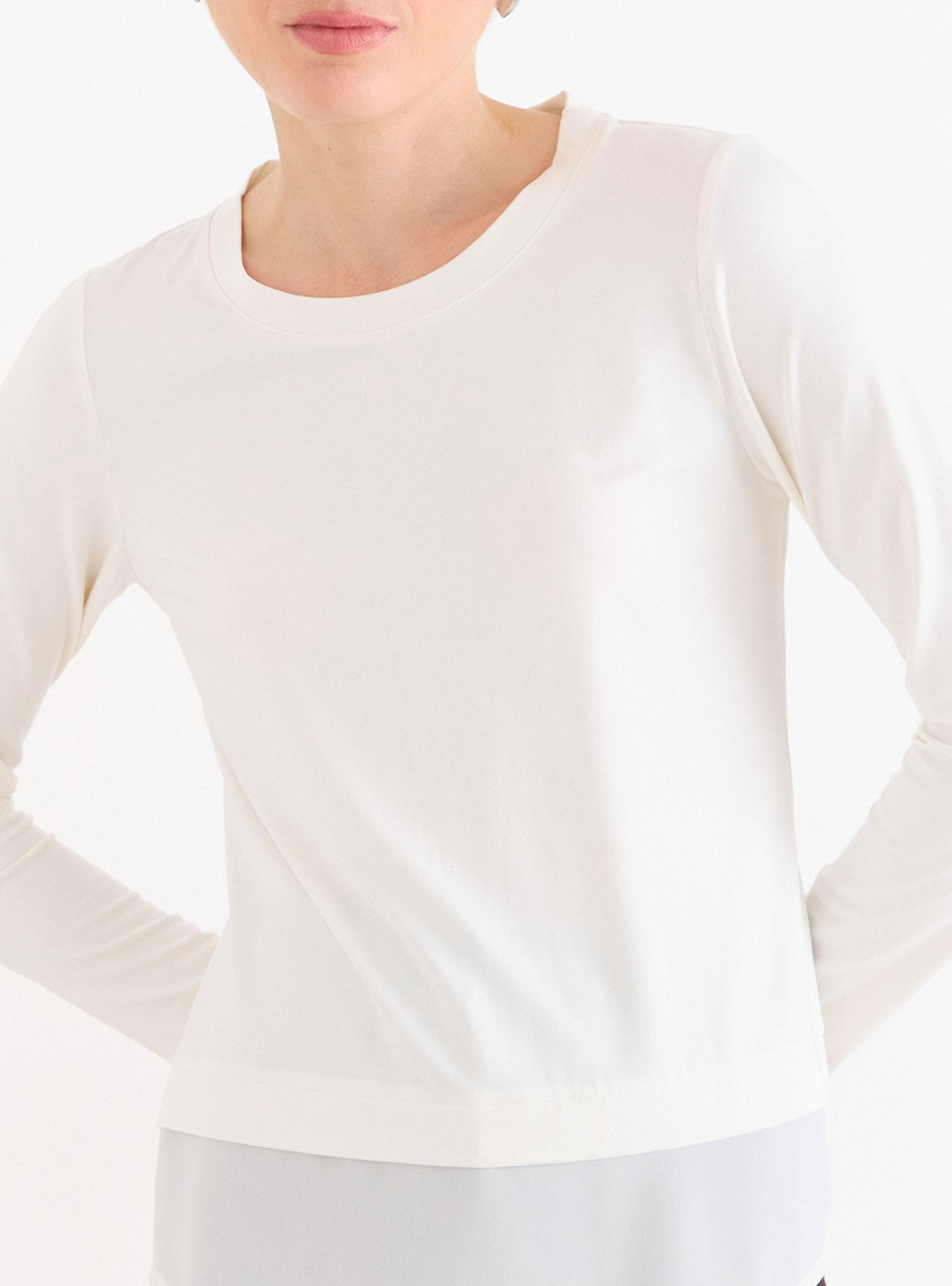 Polera Lisa de Manga Larga-3