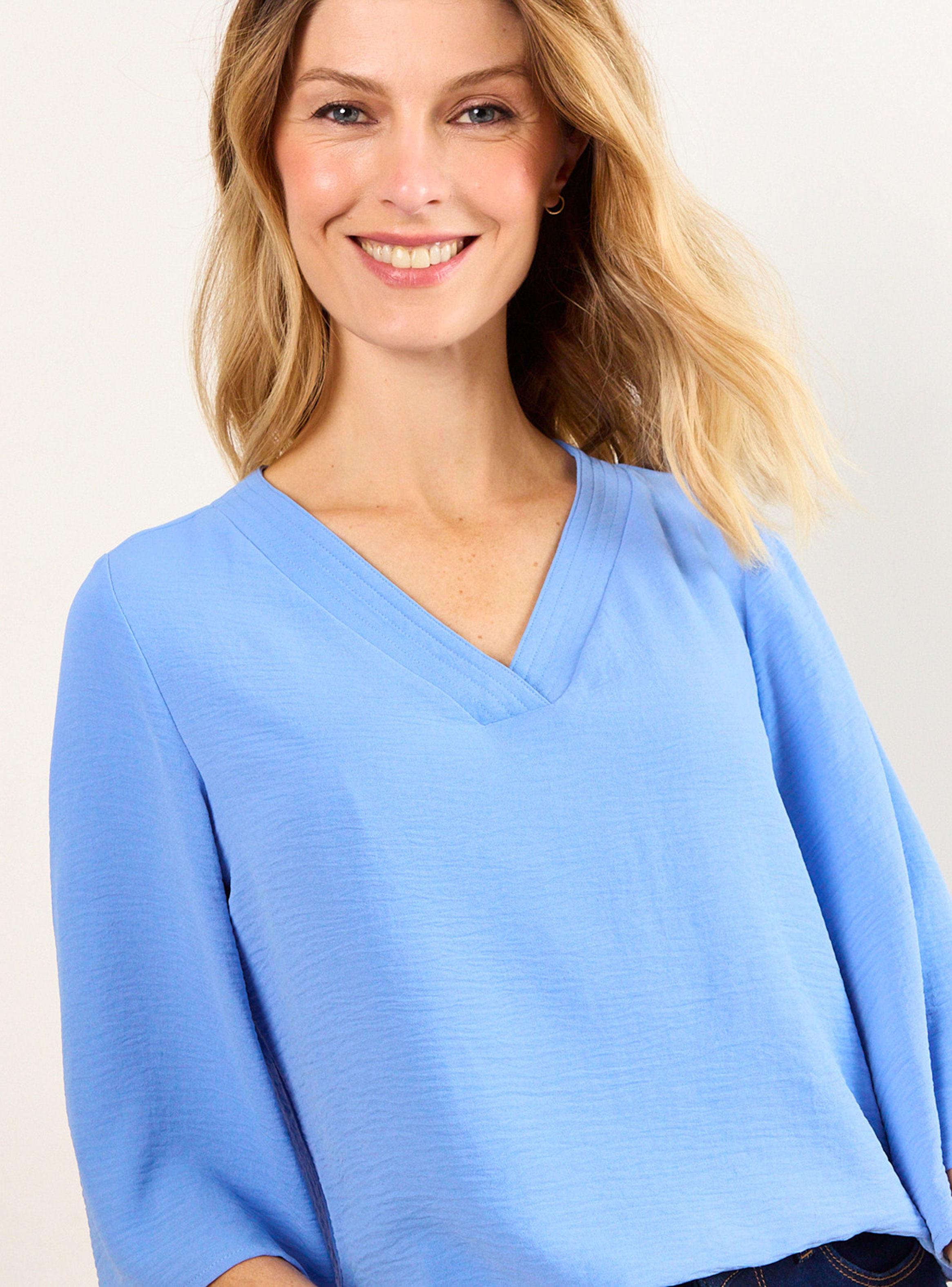 Blusa Escote en V-3