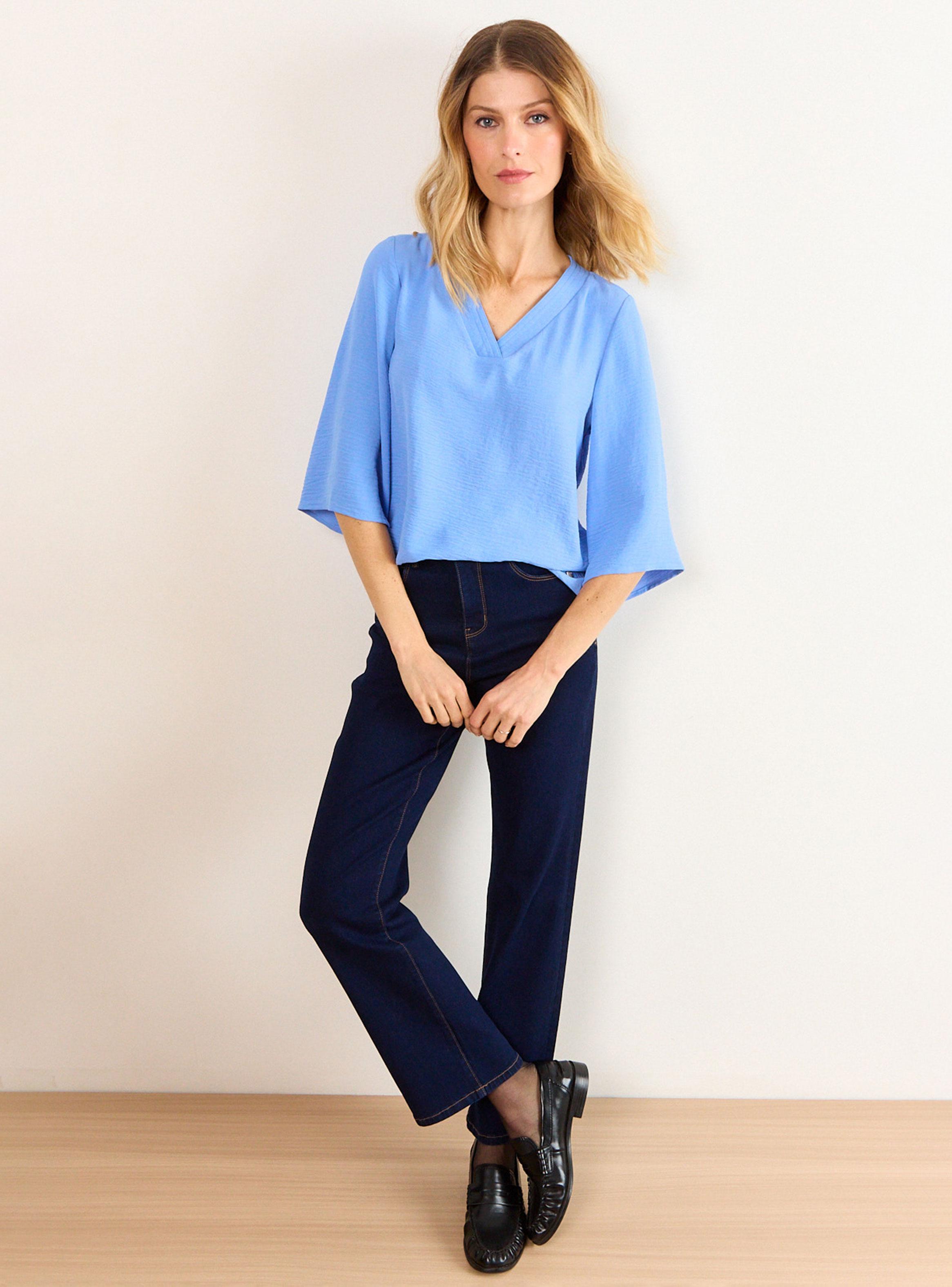 Blusa Escote en V-4