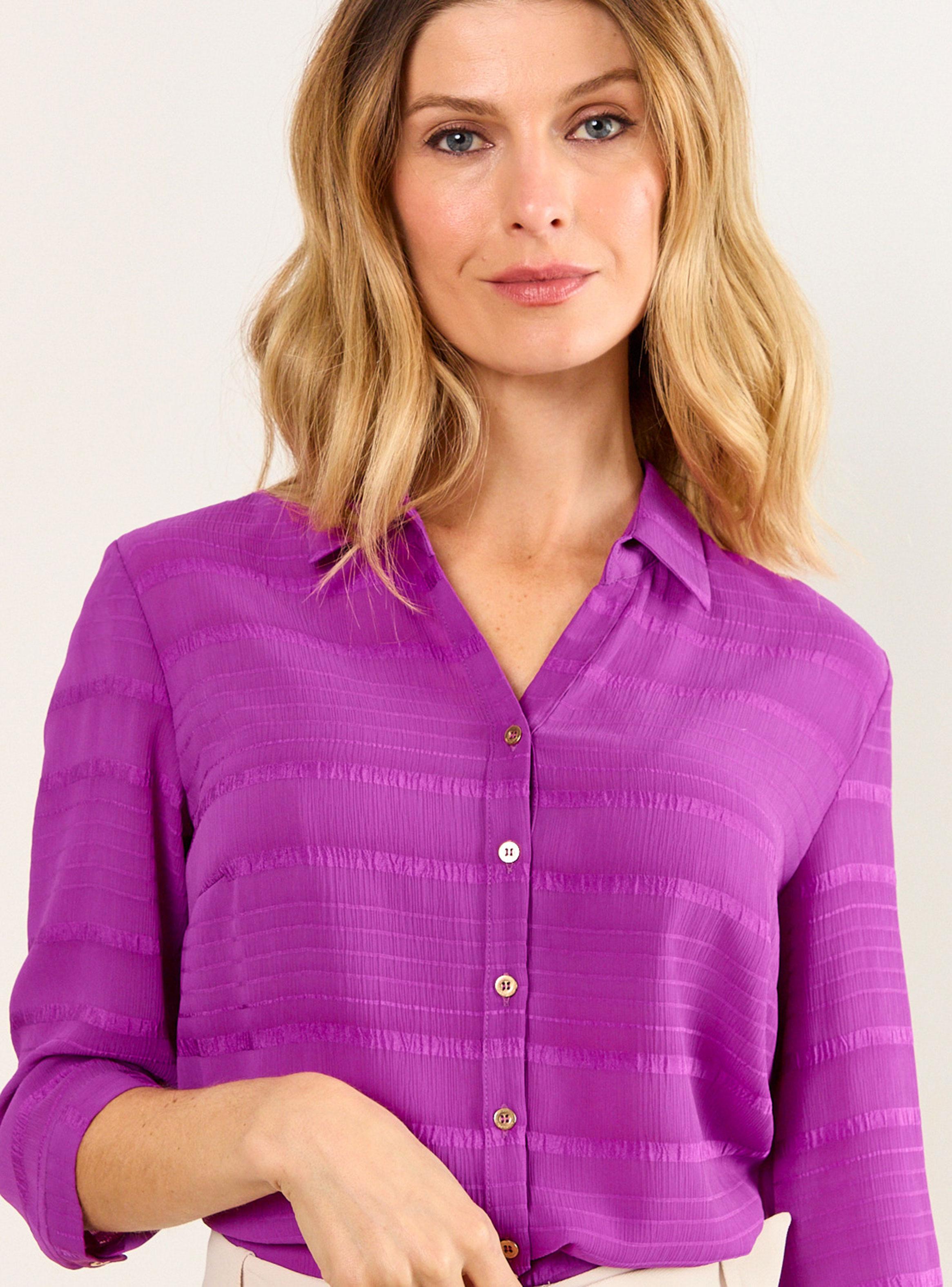 Blusa Camisera Textura Regular-3
