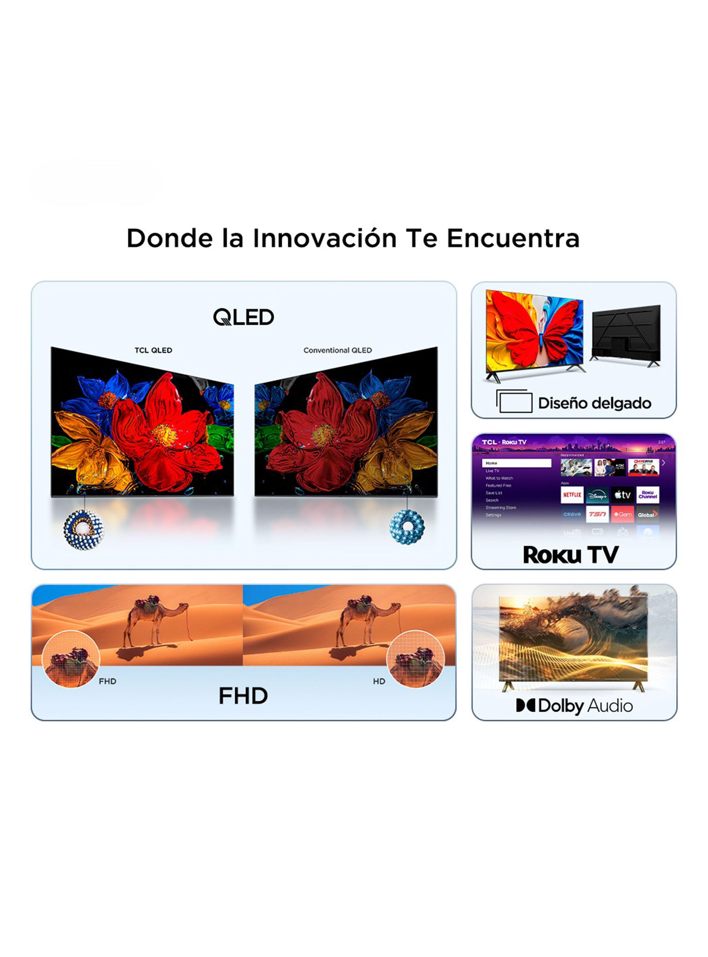 QLED Smart TV 50'' FHD Roku TV S5LR-4