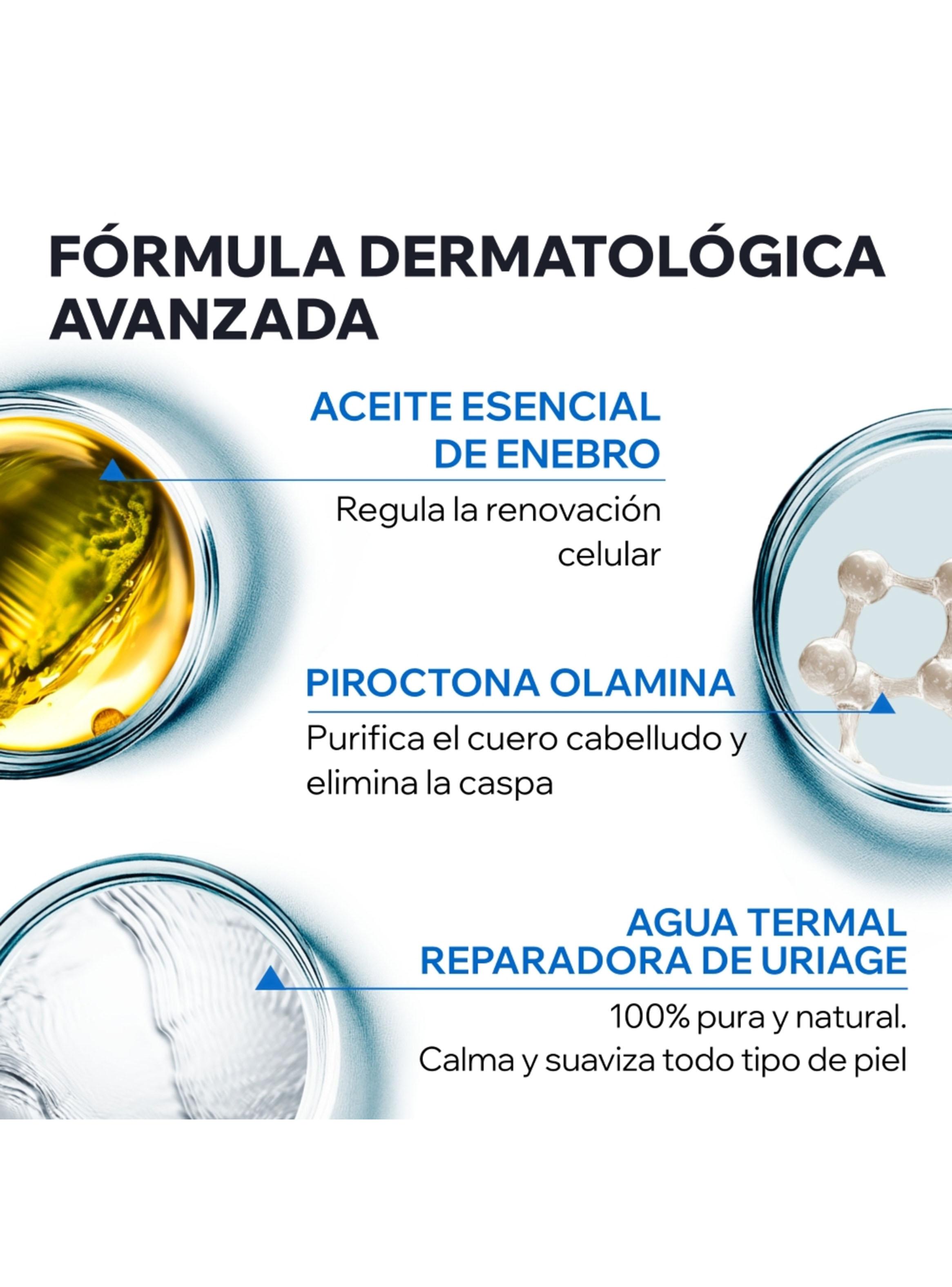 Loción Anti-caspa D.S Hair 100ml Uriage-4