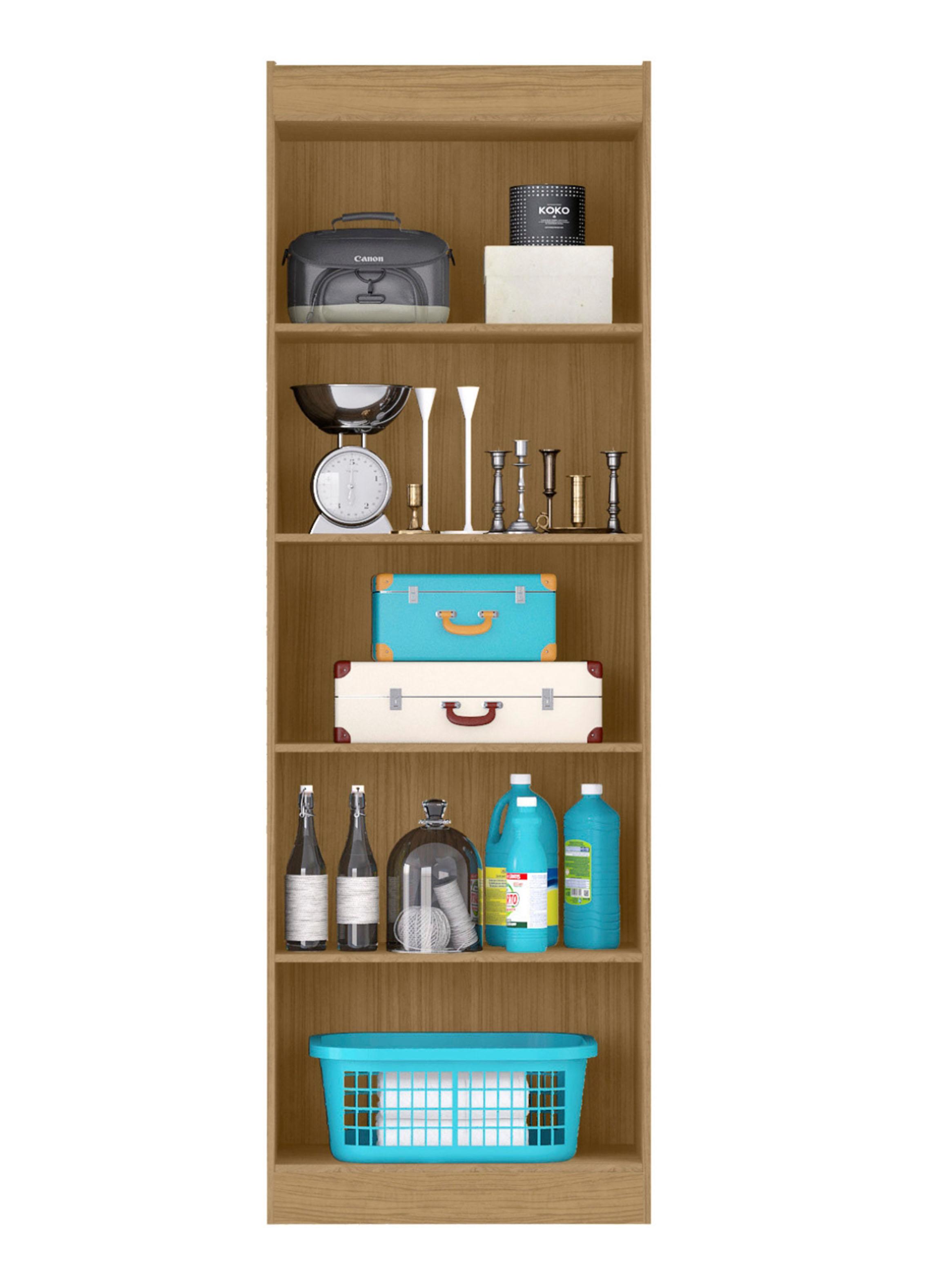 Clóset Multiuso con 2 Puertas Café-2