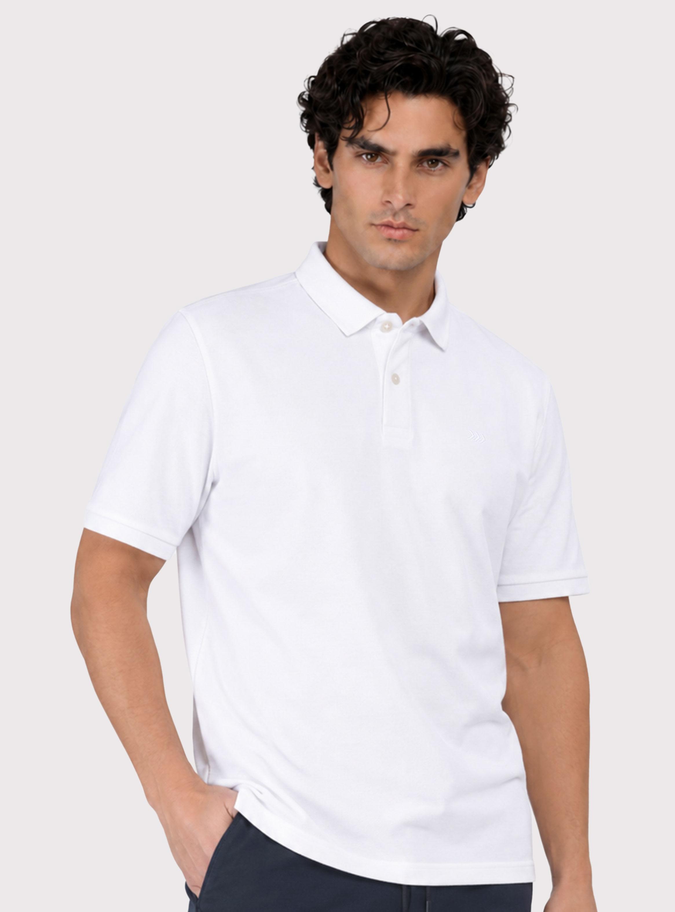 Polera Pique Color Manga Corta-0