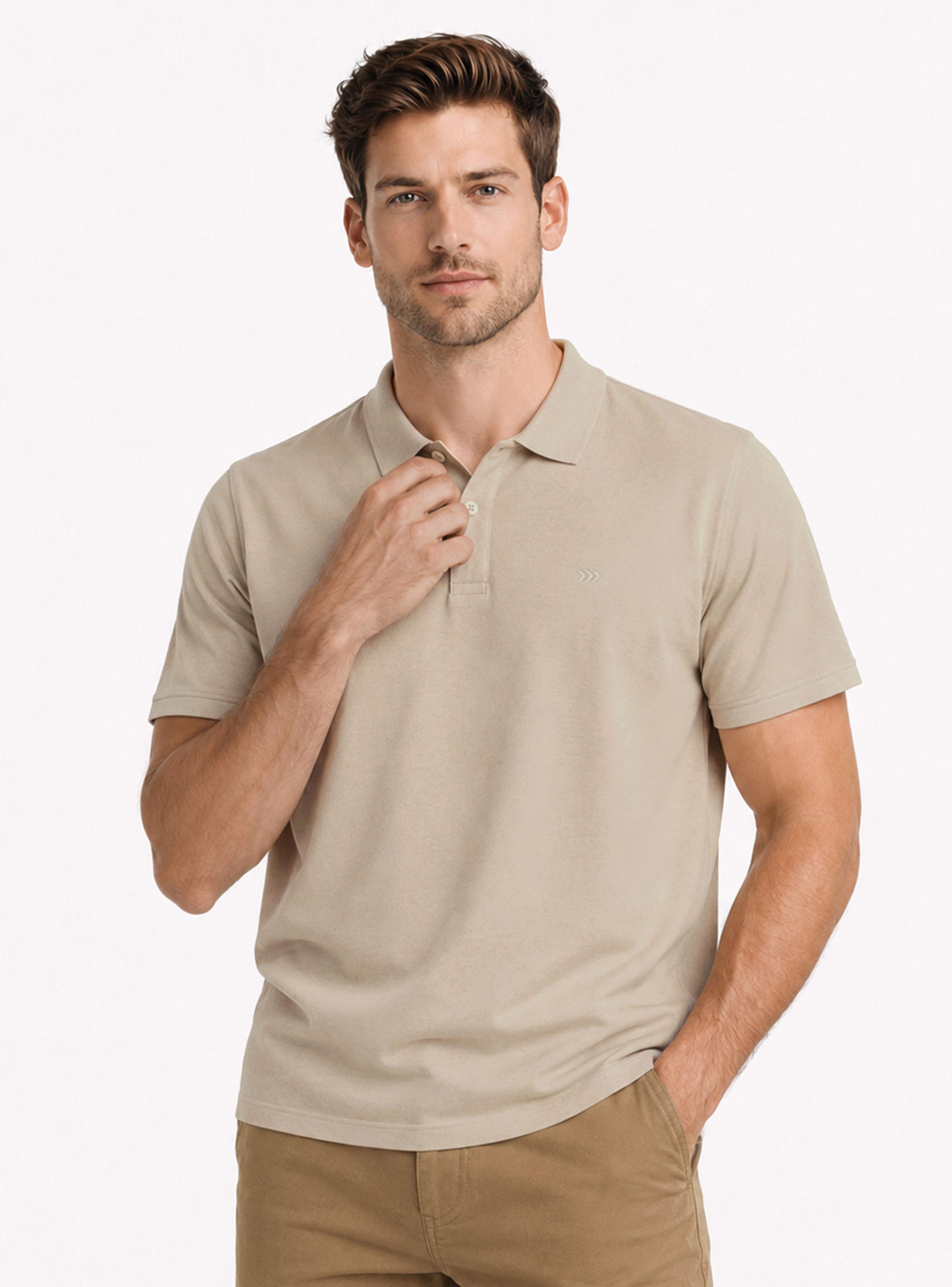 Polera Pique Color Manga Corta-0