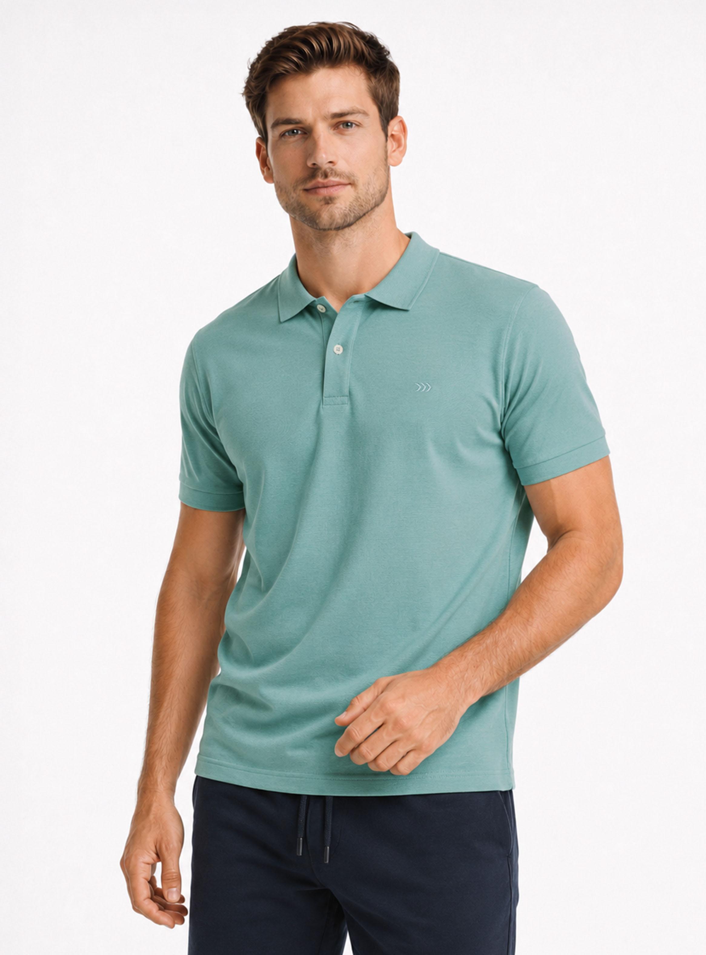 Polera Pique Color Manga Corta-0
