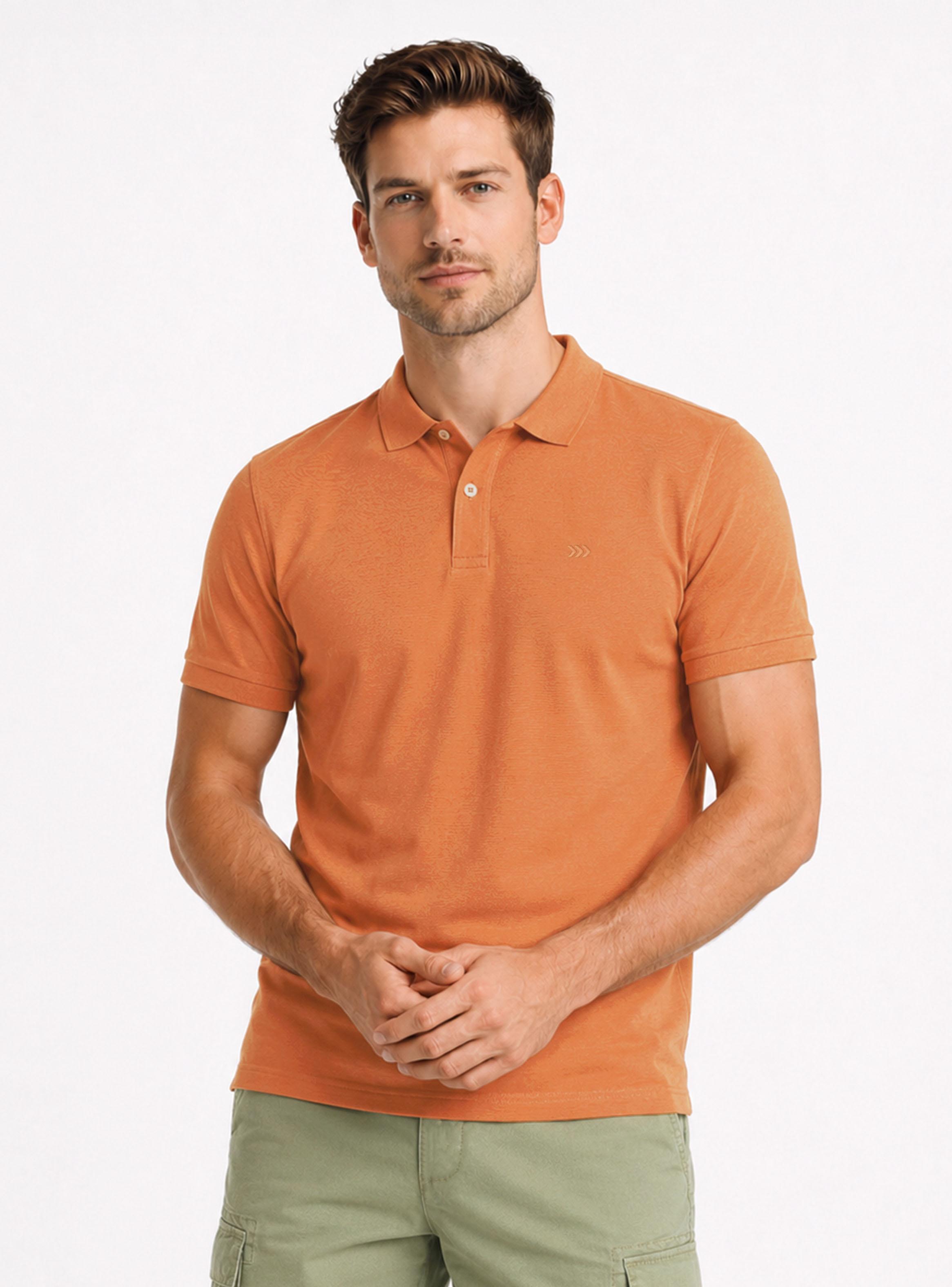 Polera Pique Color Manga Corta-0