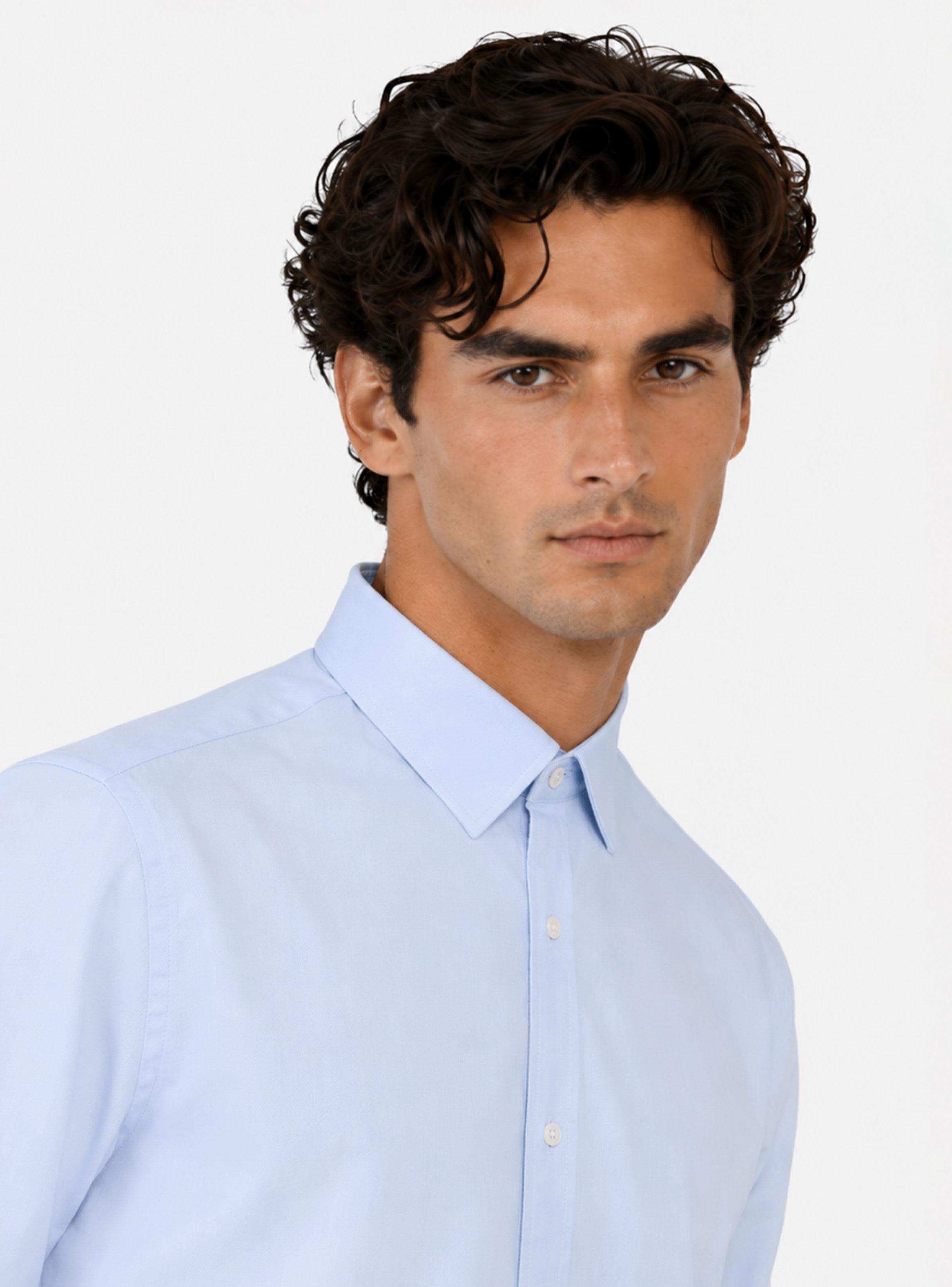 Camisa Color Formal Manga Larga-2