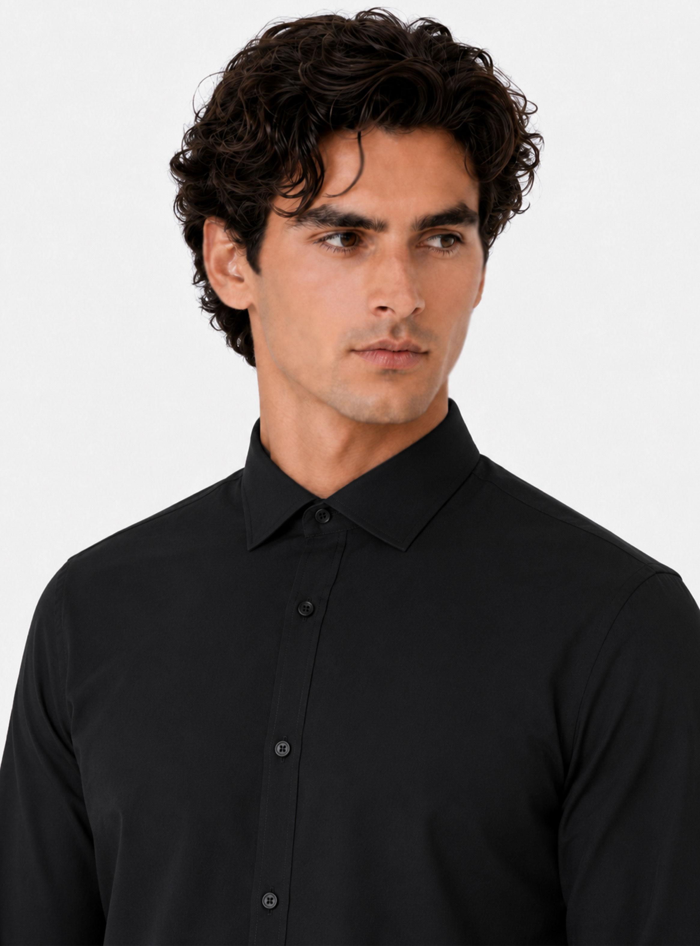 Camisa Formal Manga Larga Color Regular-2