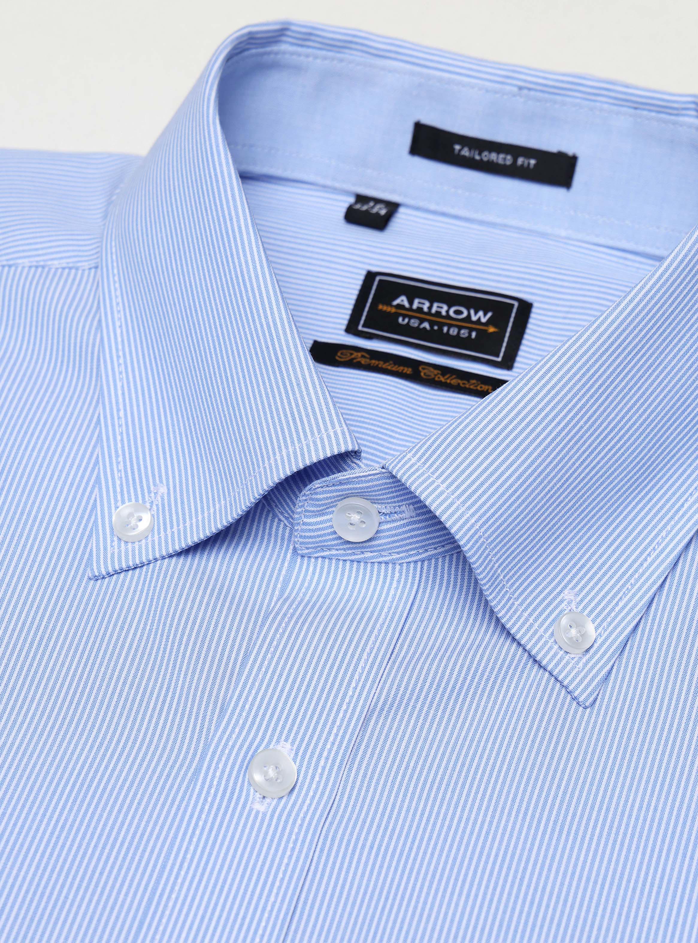 Camisa Formal Color Manga Larga con Bolsillo-3