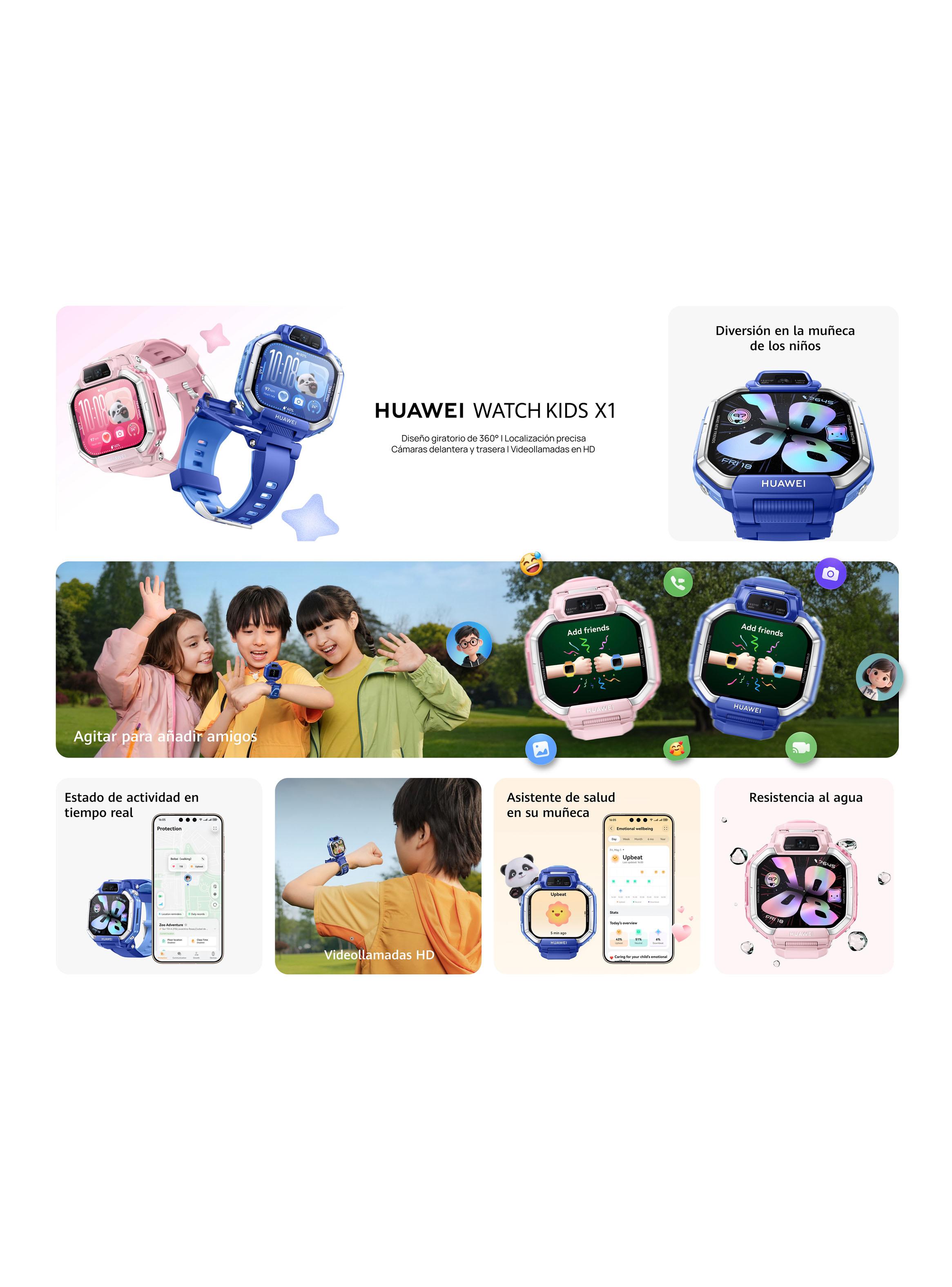 Smartwatch Huawei Kids X1 Azul Lte-4