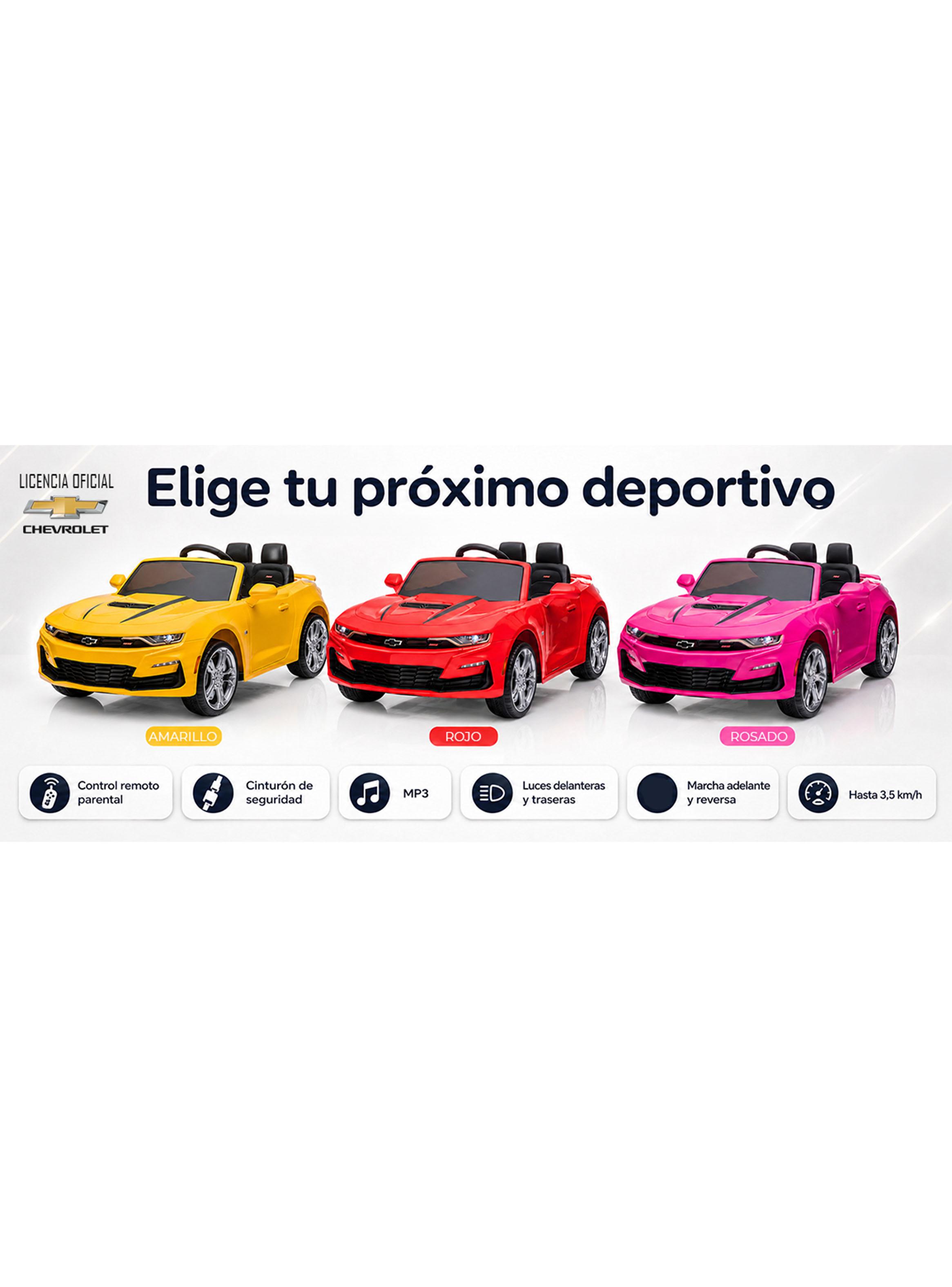 Auto a Control Remoto Chevrolet Camaro 12 Rojo-3