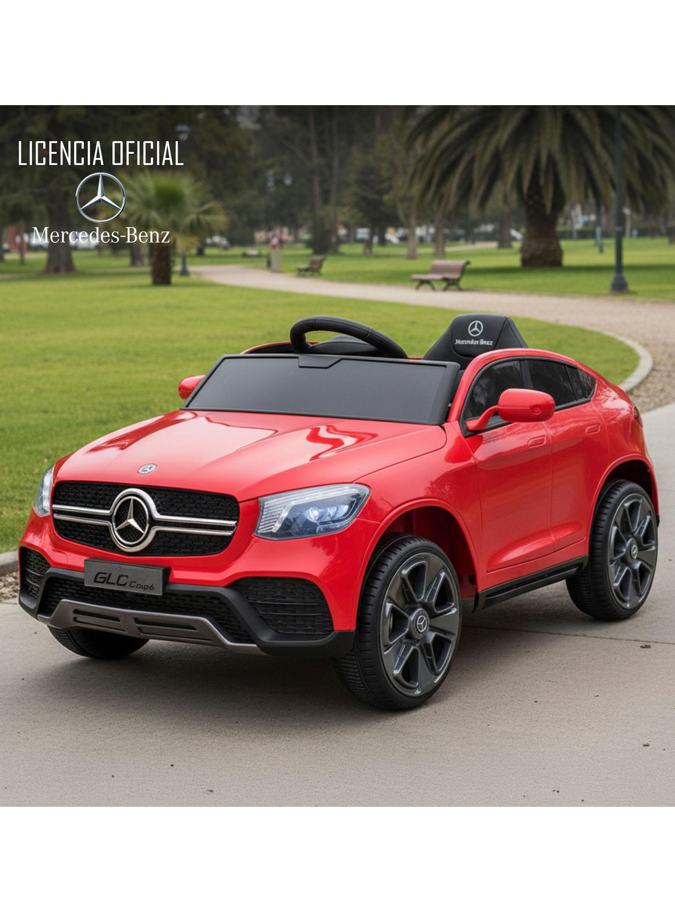 Auto a Control Mercedes Coupe Batería 12V Rojo-6