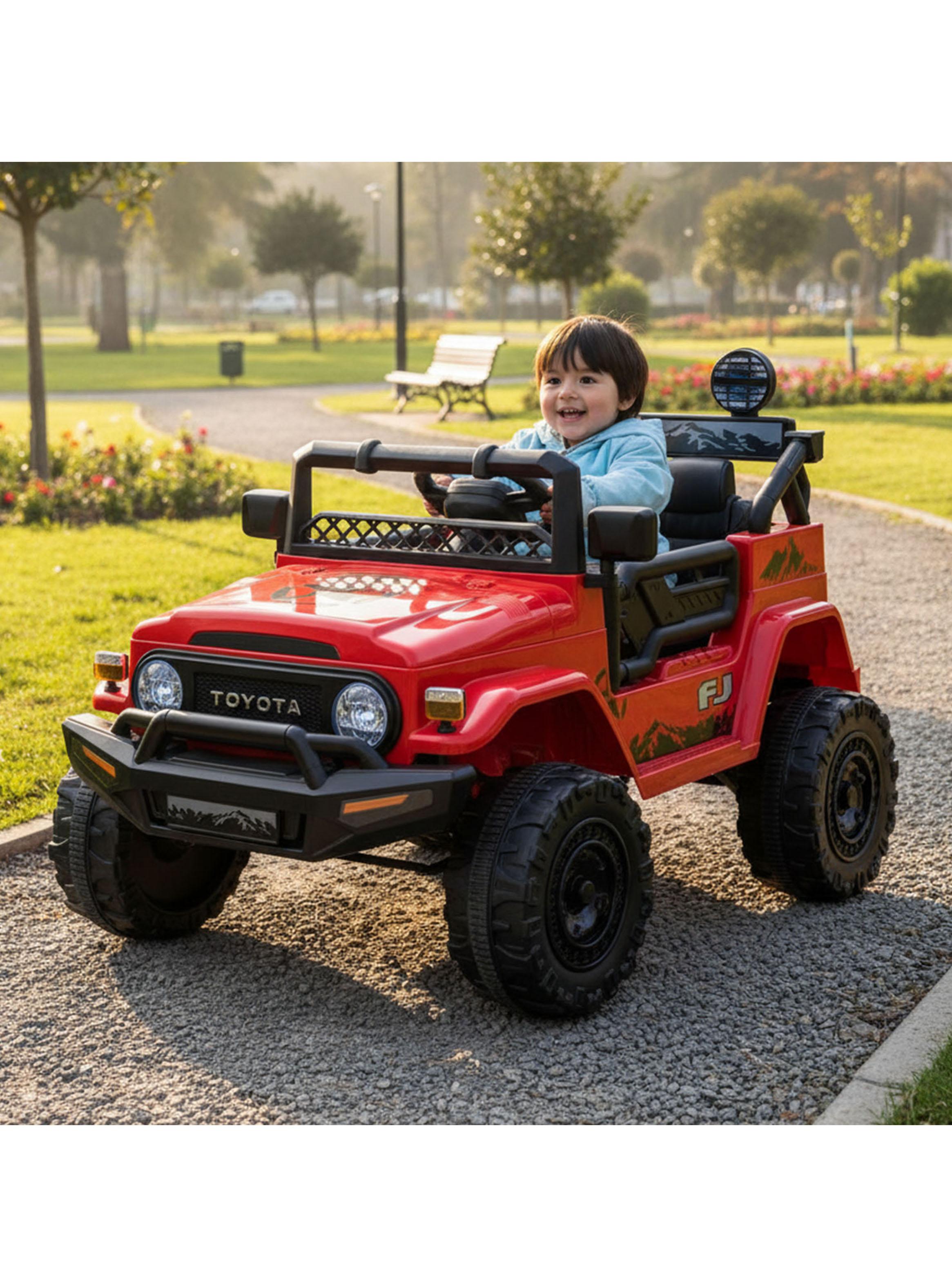 Jeep Toyota Fj Crusier 12V Rojo-5