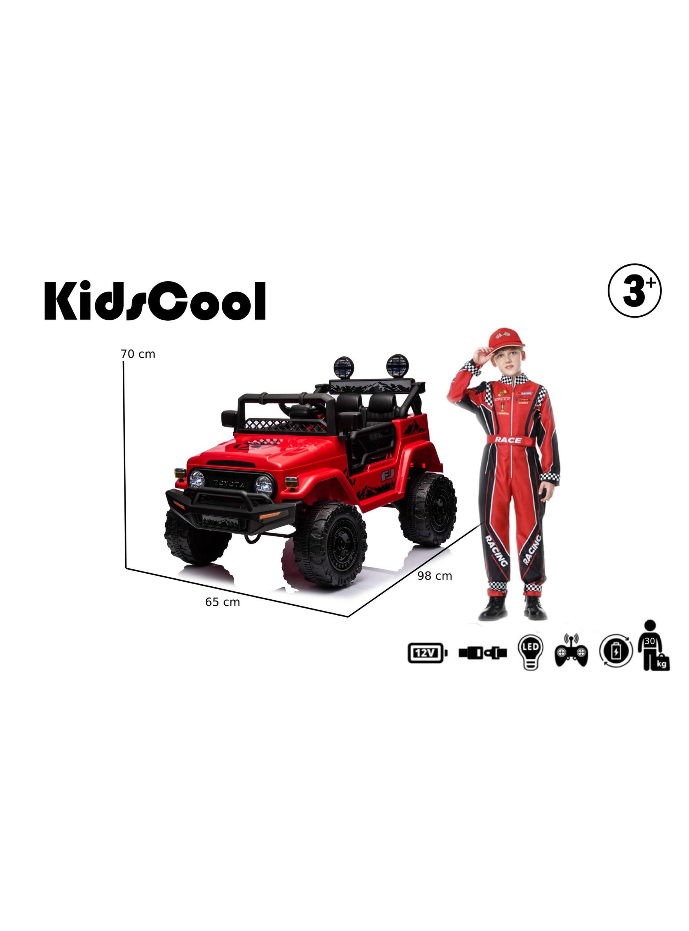 Jeep Toyota Fj Crusier 12V Rojo-1