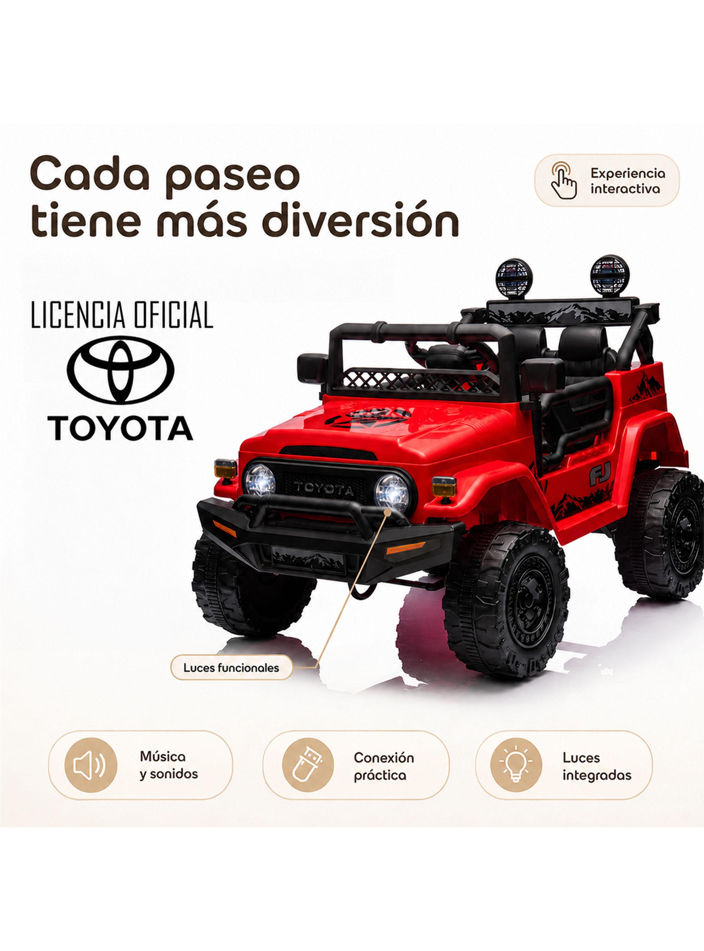 Jeep Toyota Fj Crusier 12V Rojo-2