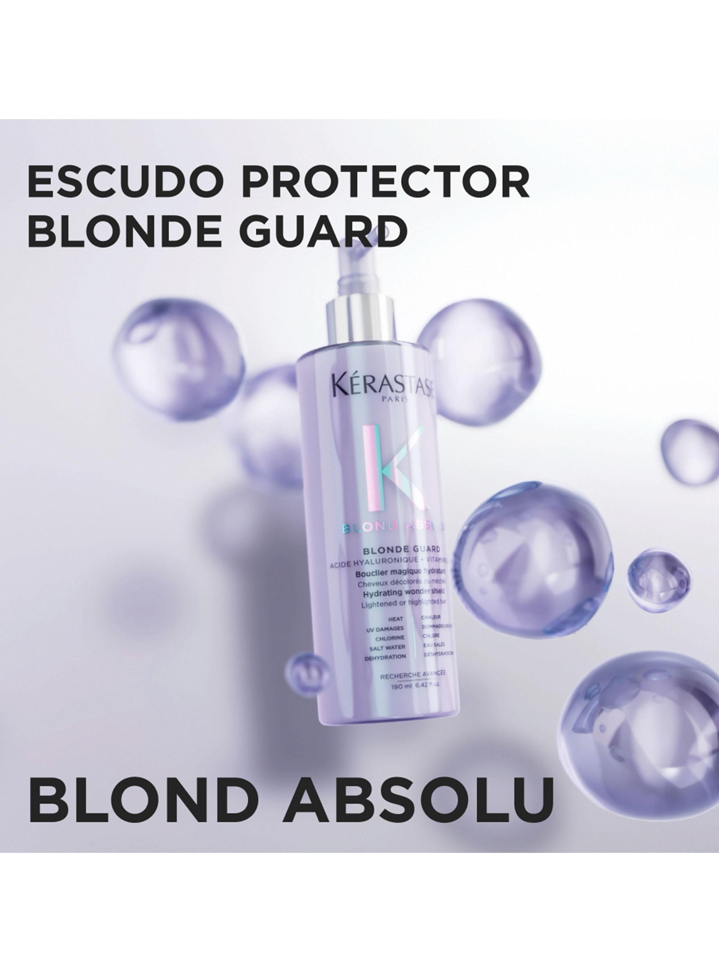 Spray Leave-In Escudo Hidratante y Protección Avanzada Cabello Rubio Blond Guard 190ml Blond Absolu-4