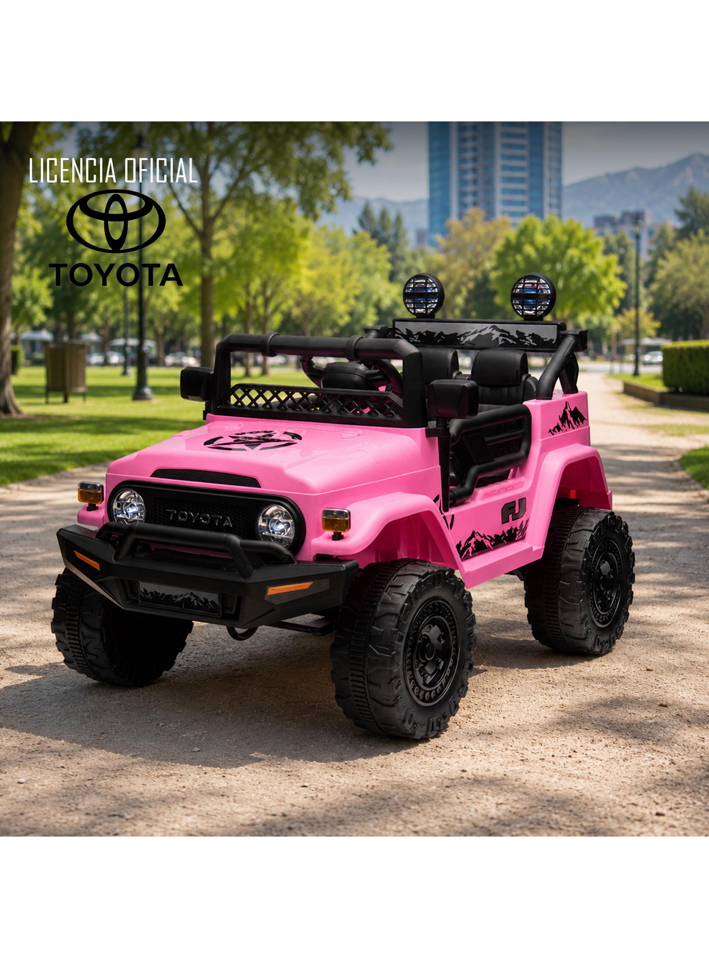 Jeep Toyota Fj Crusier 12V Rosado-6