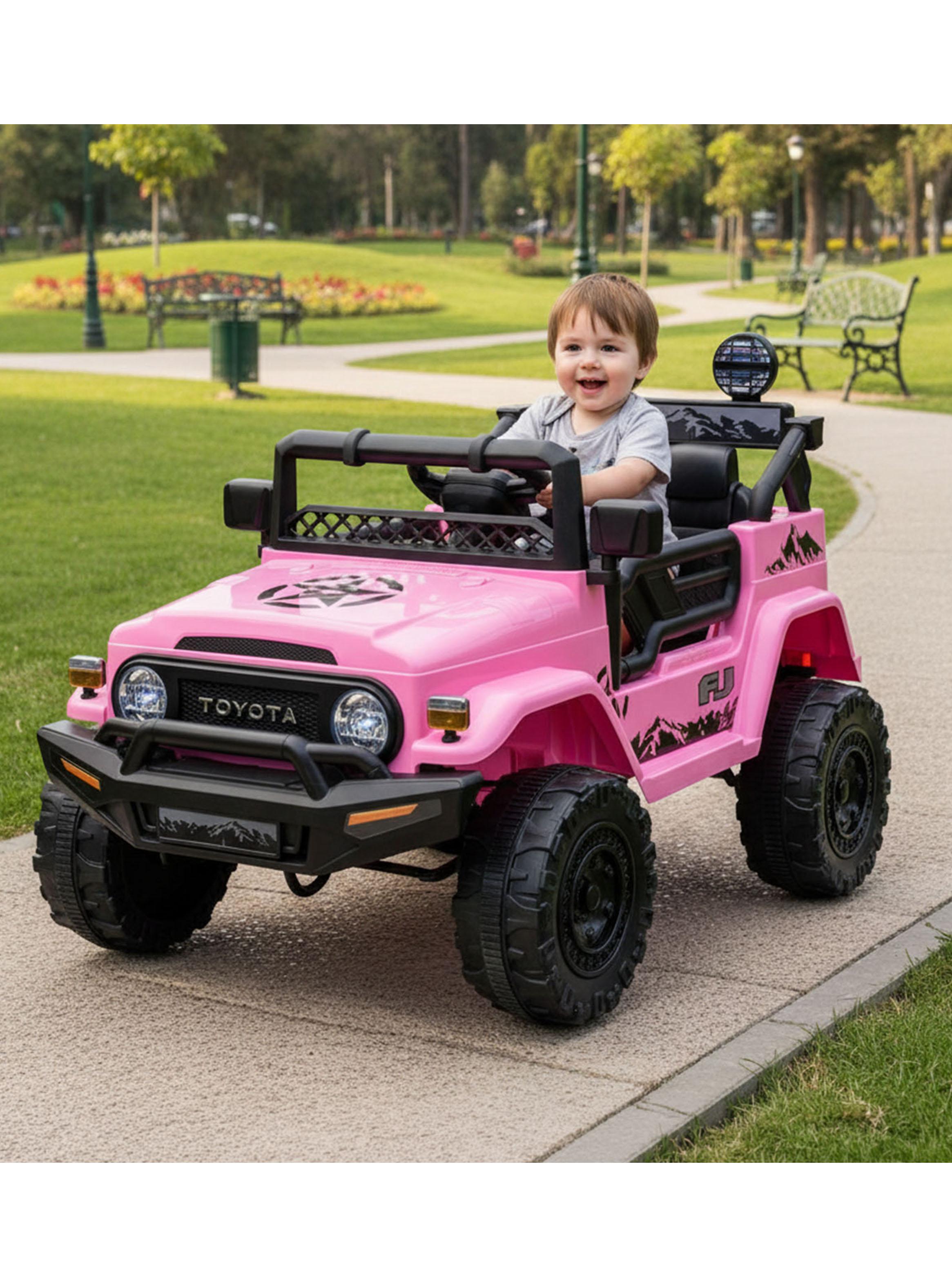 Jeep Toyota Fj Crusier 12V Rosado-5