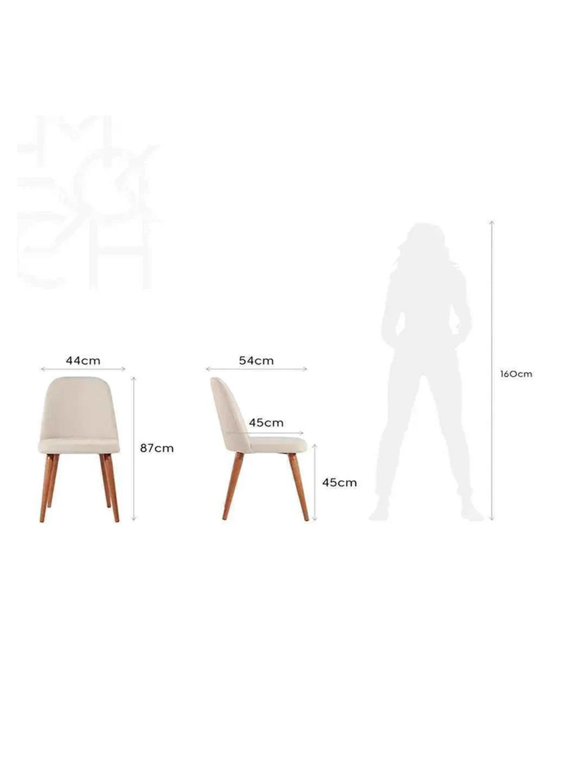 Juego de Comedor Avena 1.6  + 6 Sillas Drop L02-1