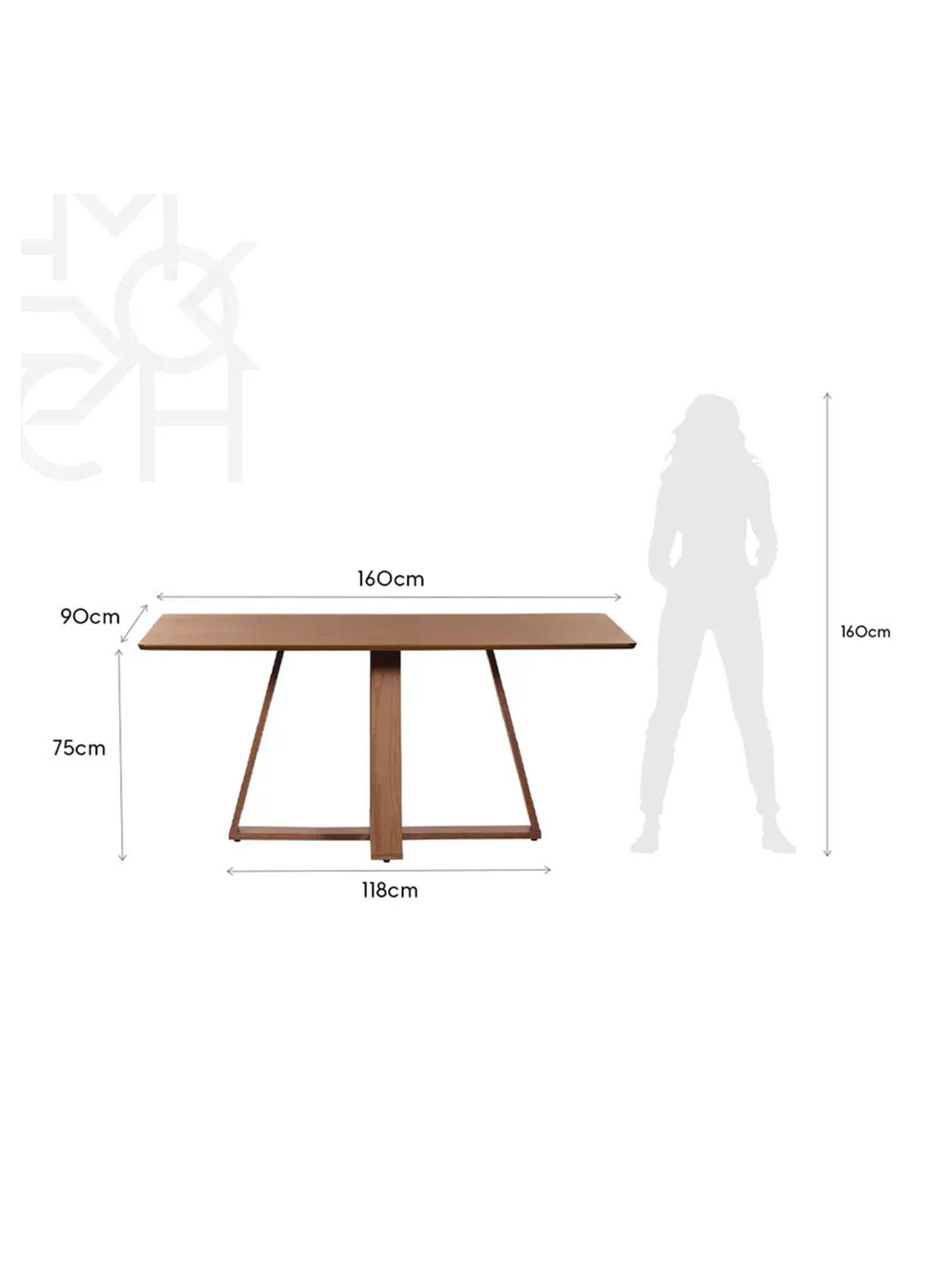 Juego de Comedor Avena 1.6  + 6 Sillas Drop L02-2
