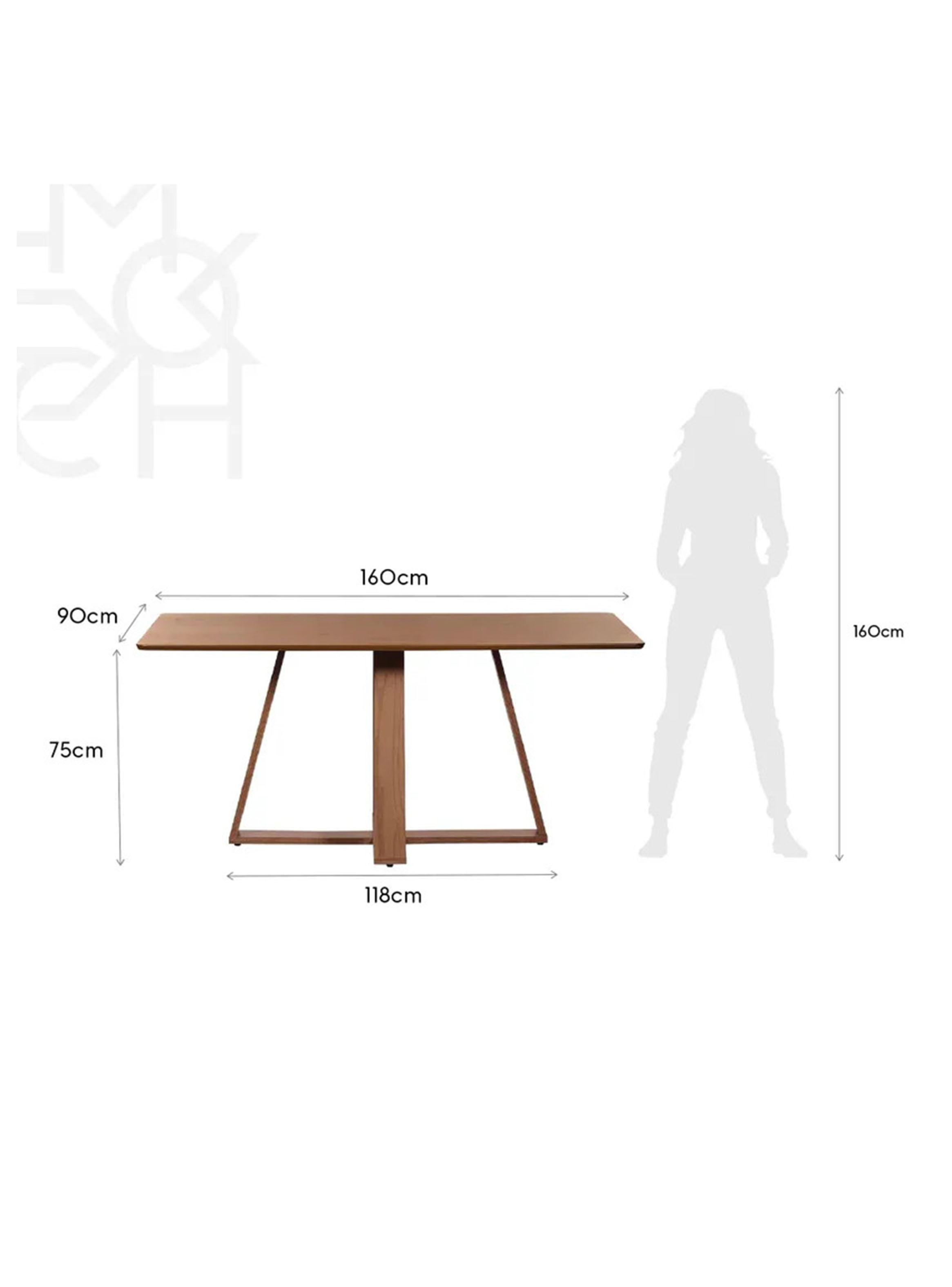 Juego de Comedor Avena 1.6  + 6 Sillas Drop L35-2