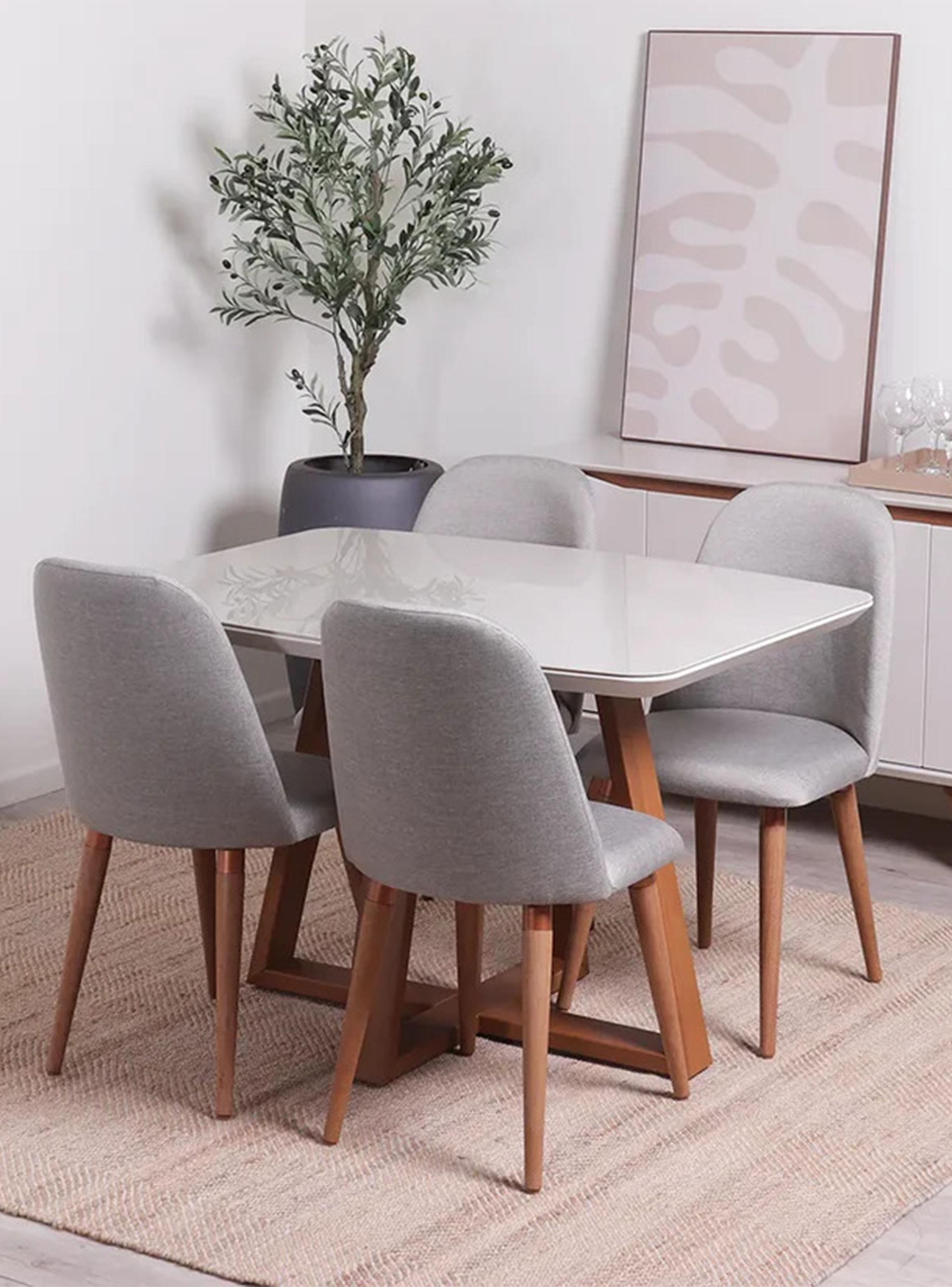 Juego de Comedor Bennet 1.2+ 4 Sillas Drop L35-5