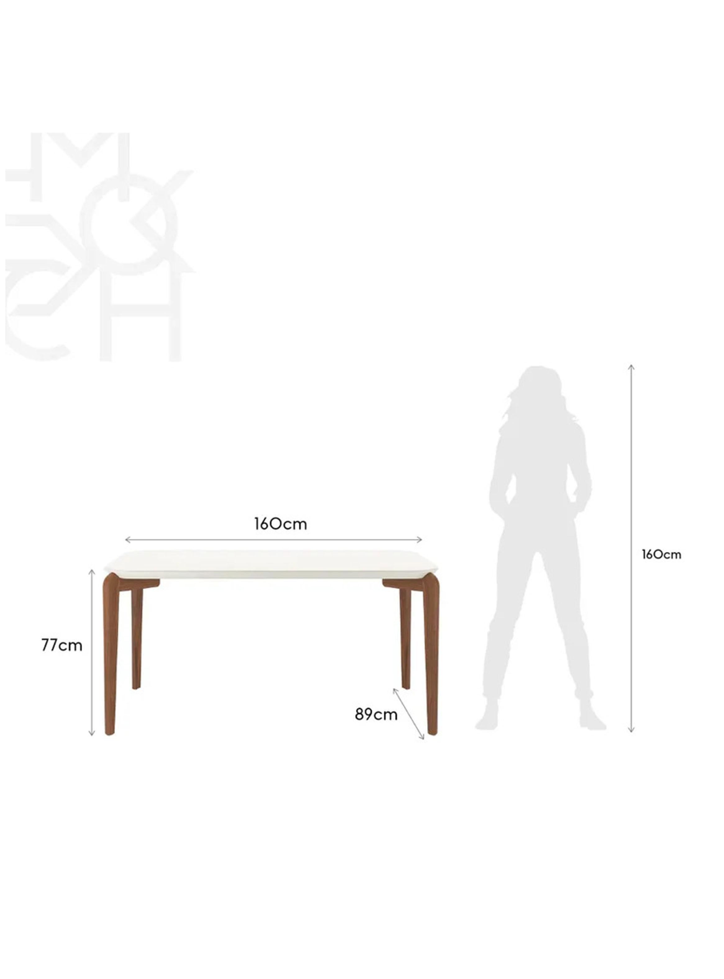 Juego de Comedor Donatella 1.6+ 6 Sillas Drop L02-2