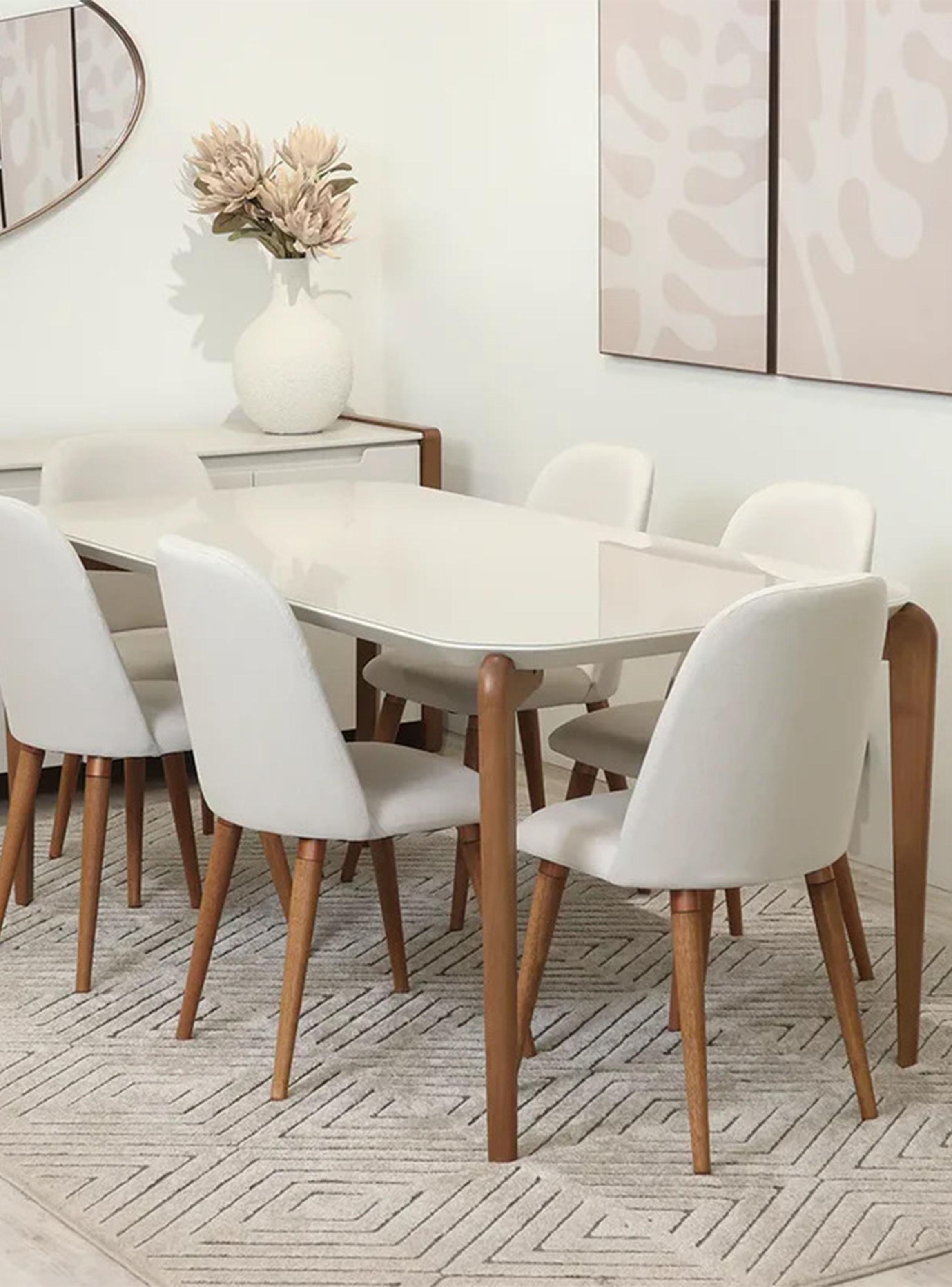 Juego de Comedor Donatella 1.6+ 6 Sillas Drop L02-5