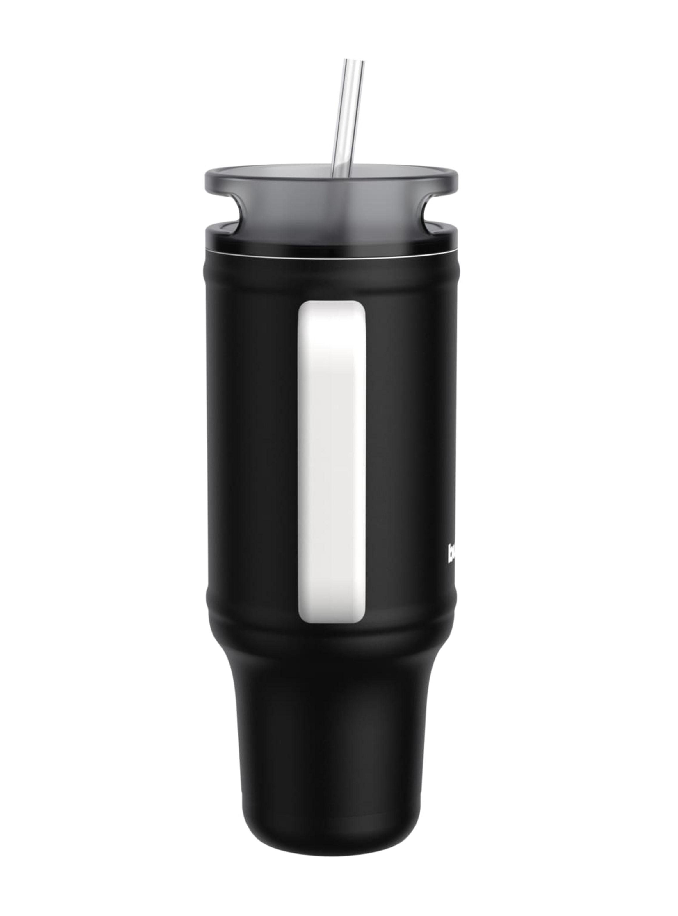 Vaso Térmico Tumbler 1.18 Litros Negro Acero Inoxidable-2