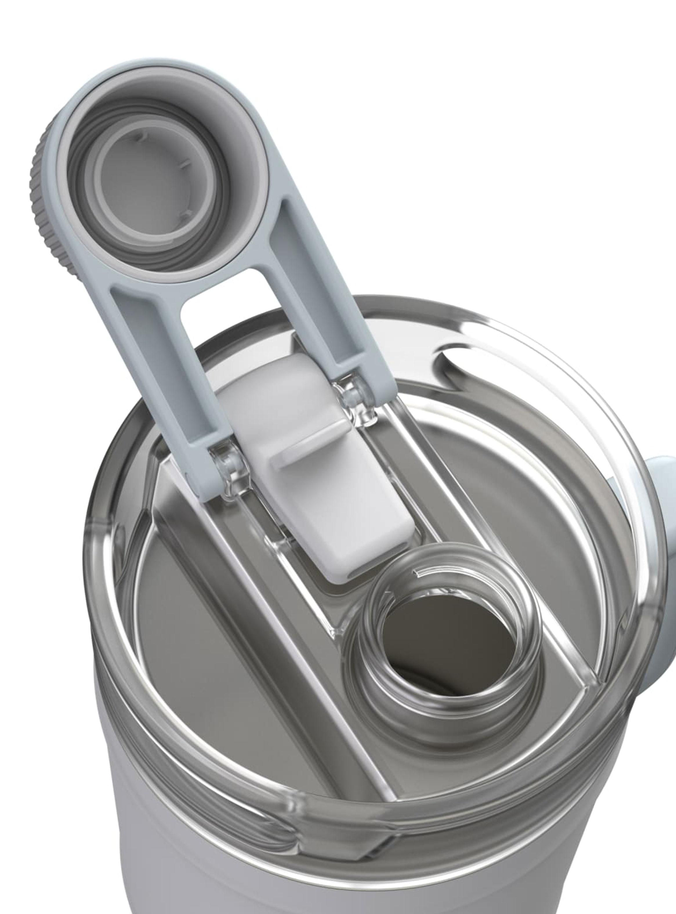 Botella Térmica Keg 1.54 Litros Blanco Acero Inoxidable-4