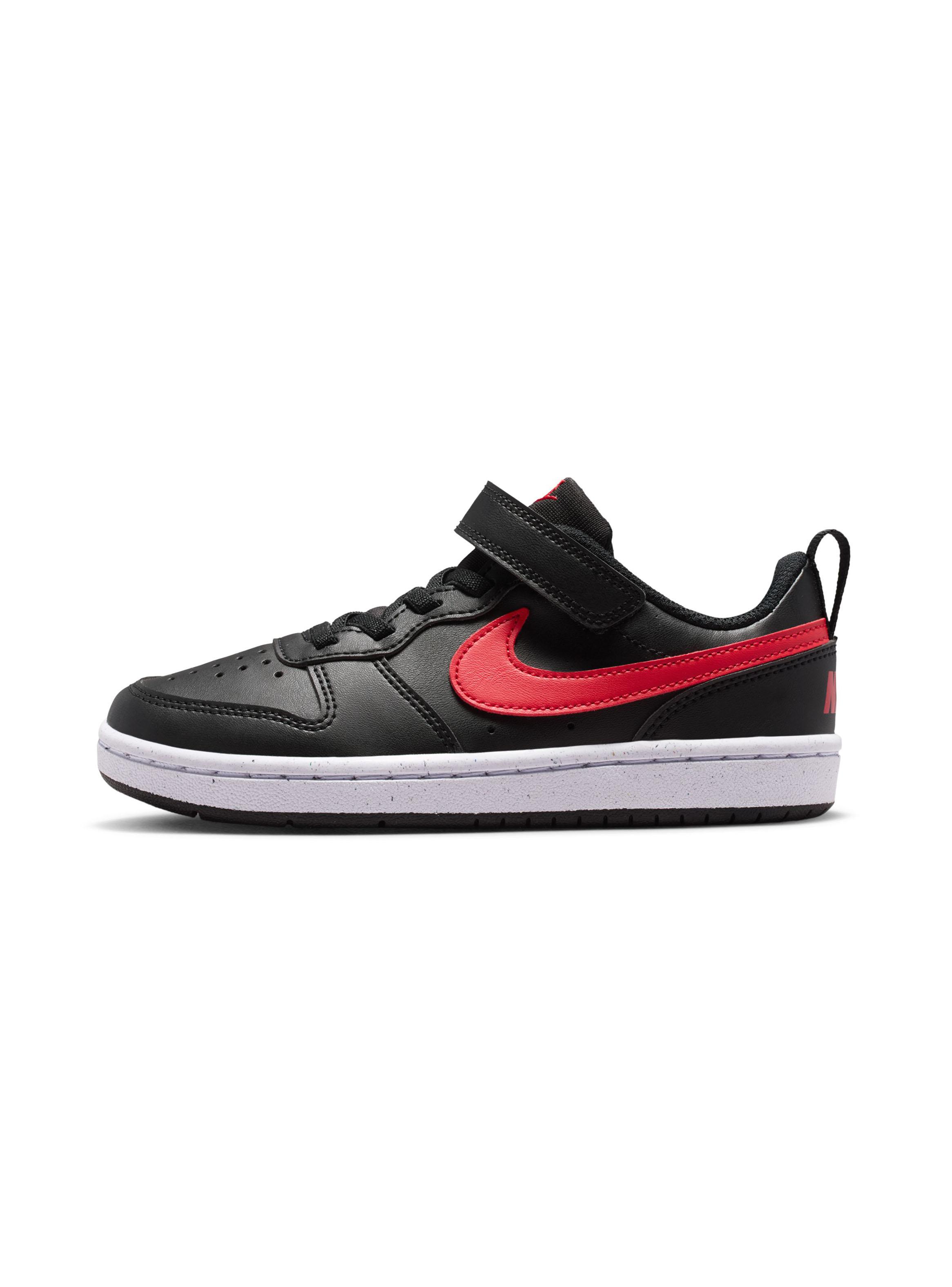Zapatilla Urbana Black Court Borough Low Recraft Niños-2