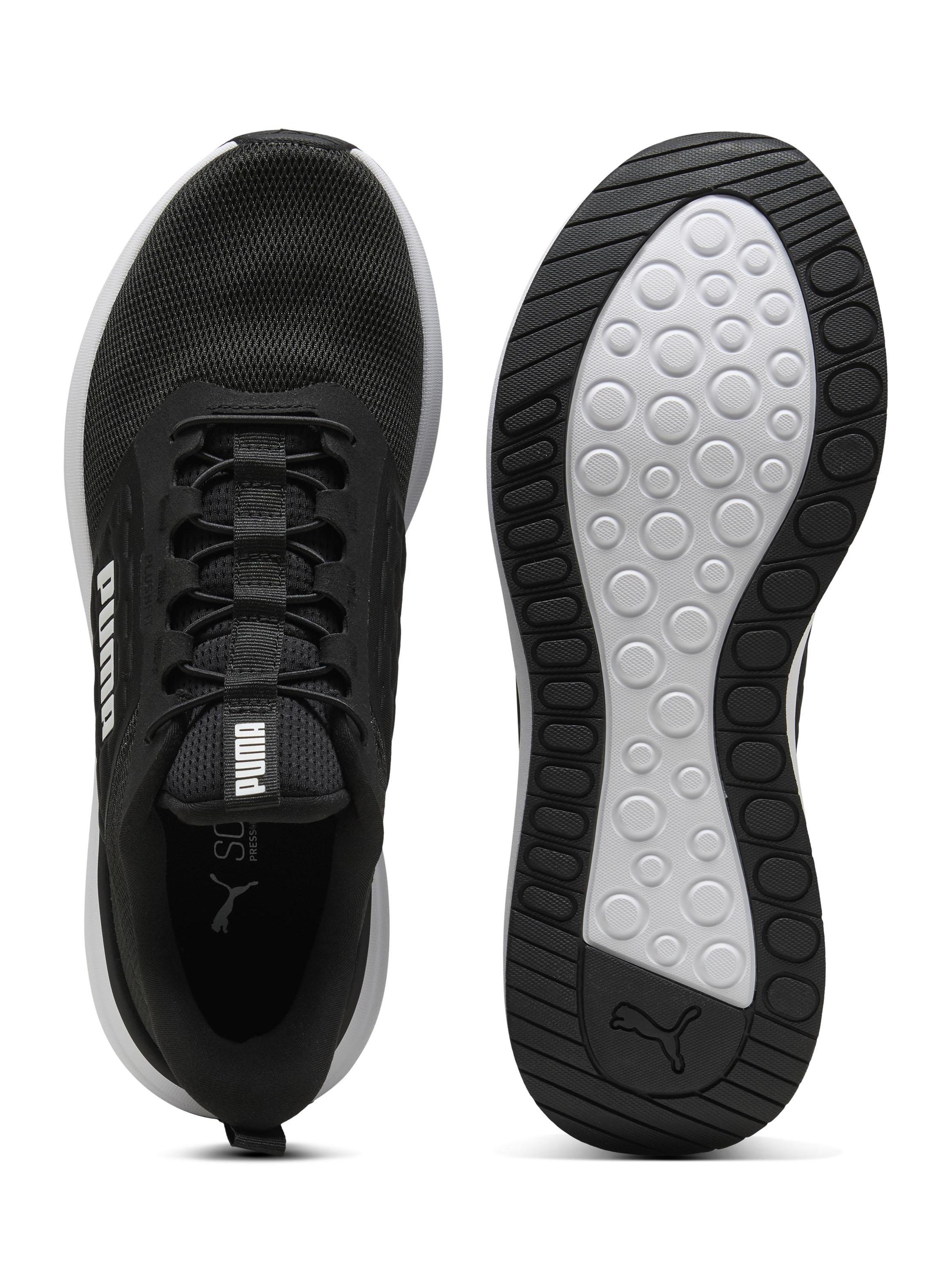 Zapatilla Running Negra Softride-Car Mujer-4