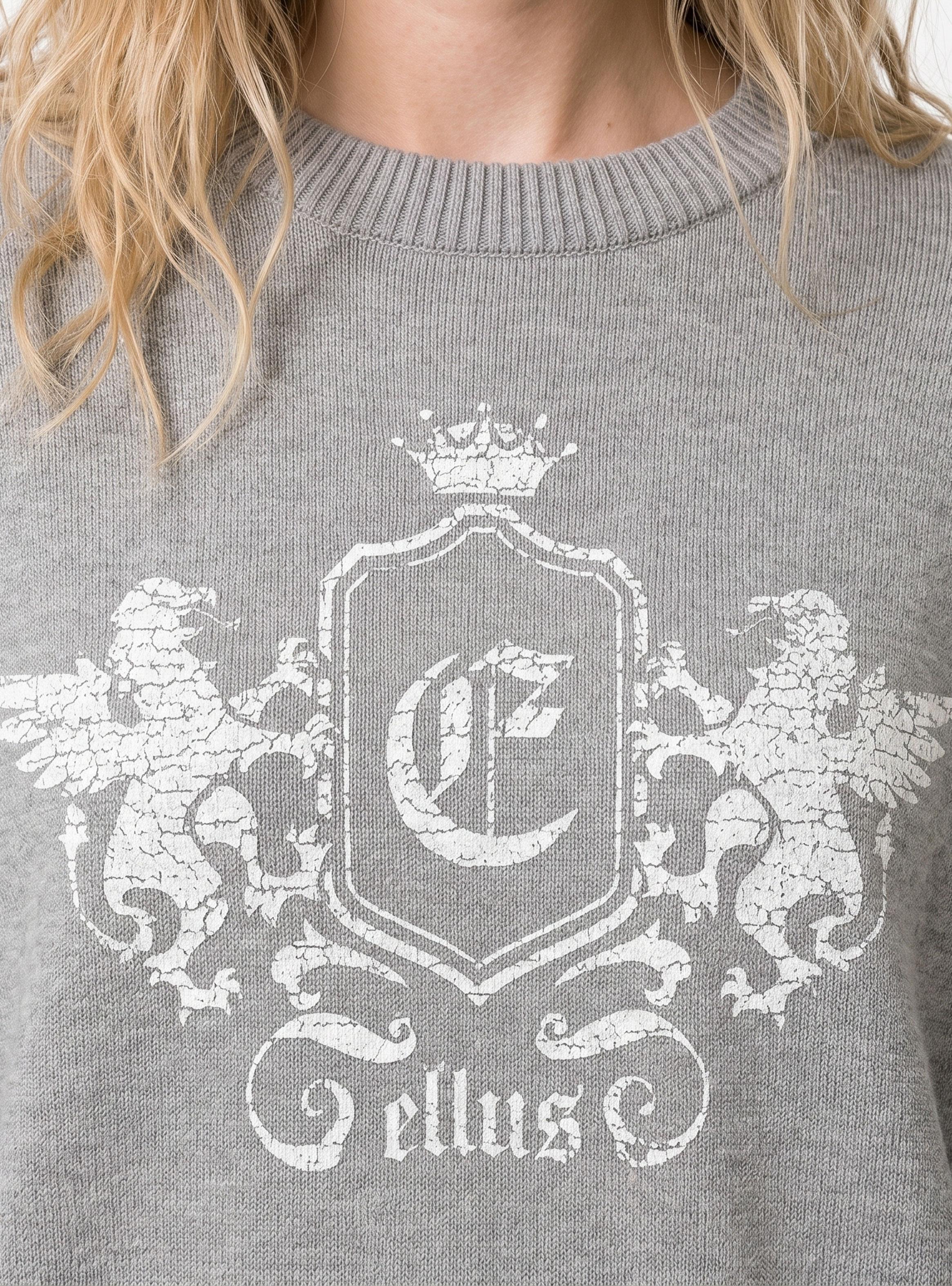 Sweater Cuello Redondo Escudo Royal-2