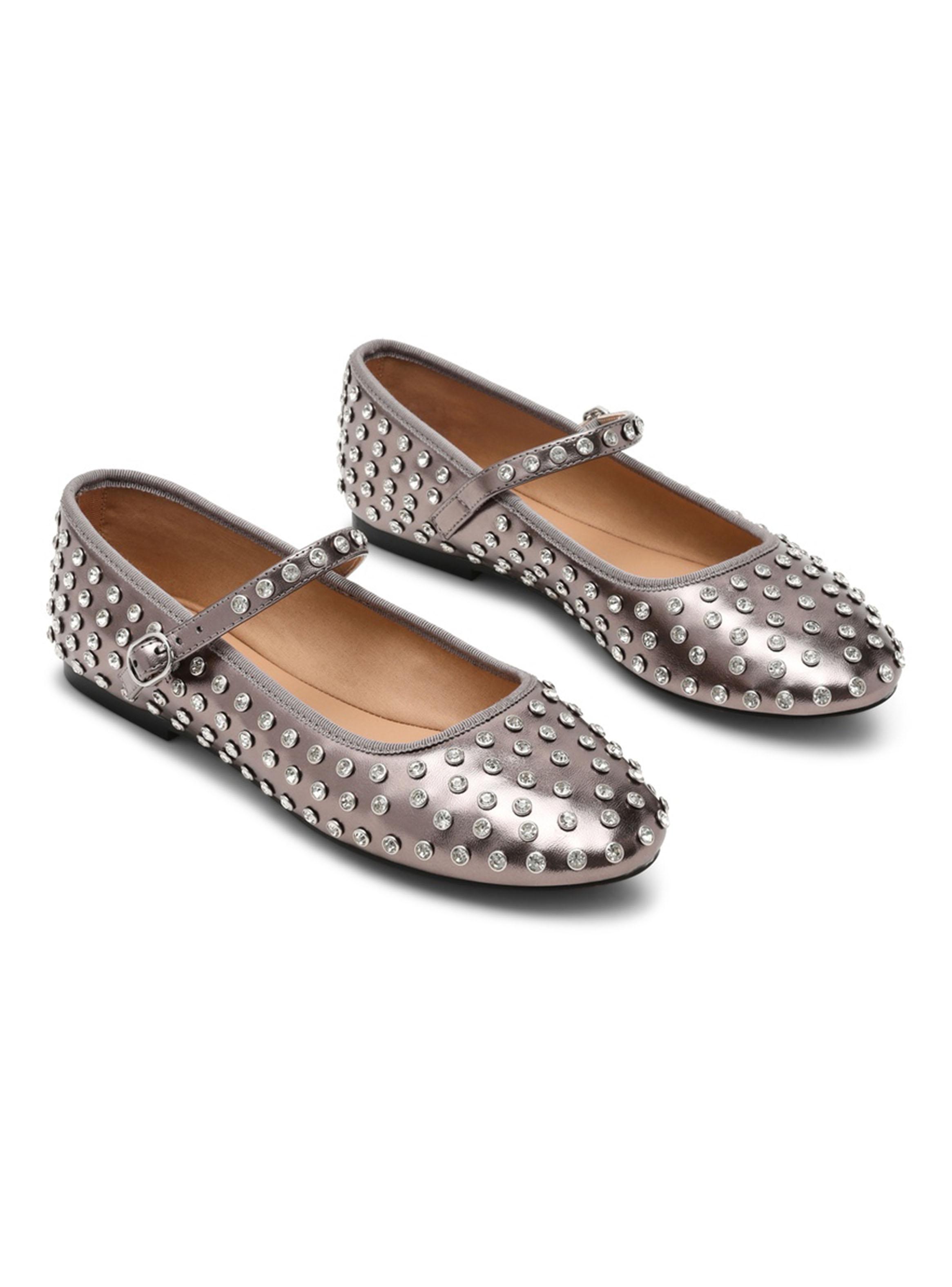 Ballerina con Tachas Cristal Vinetta Mujer-1