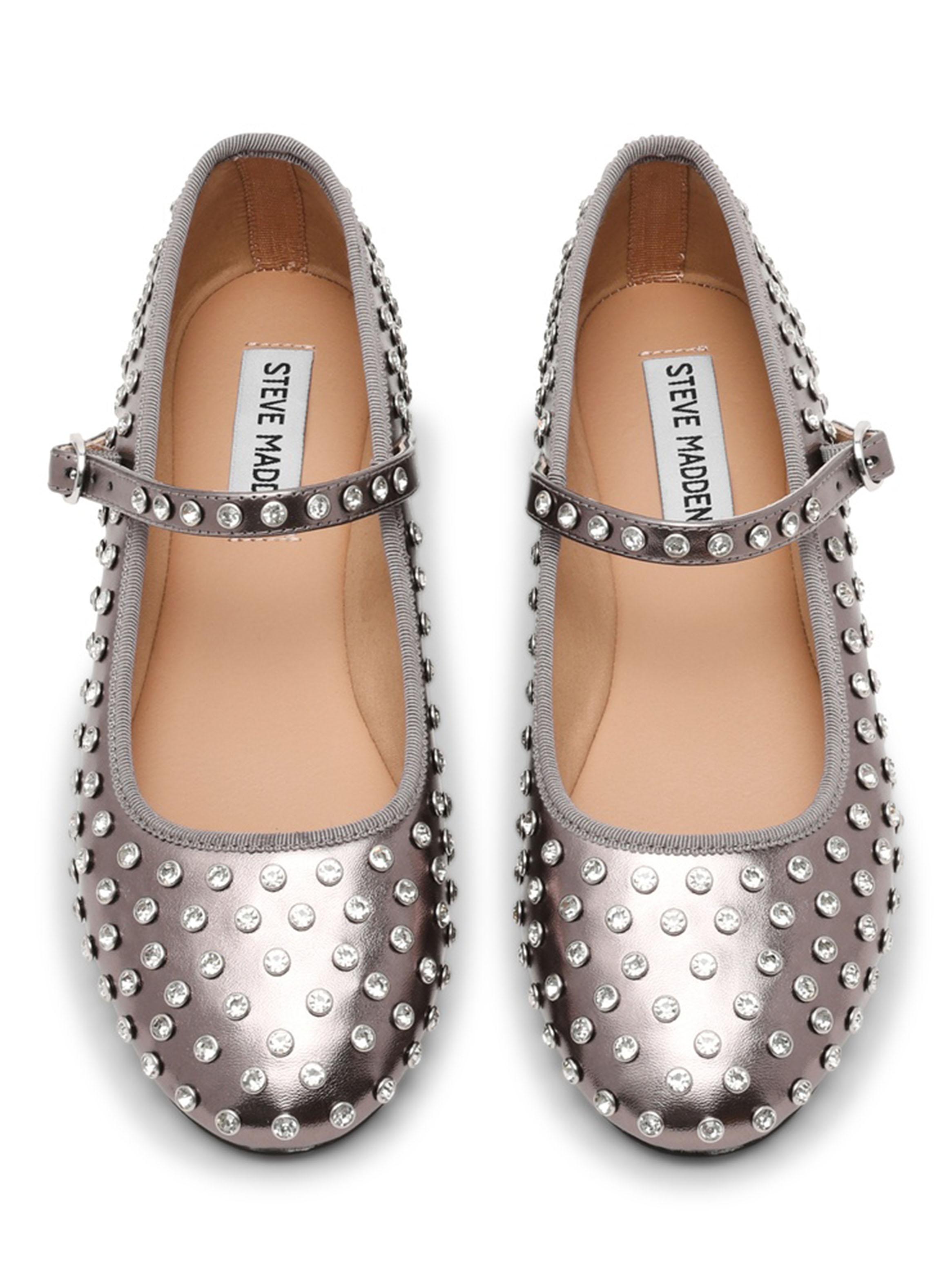 Ballerina con Tachas Cristal Vinetta Mujer-3