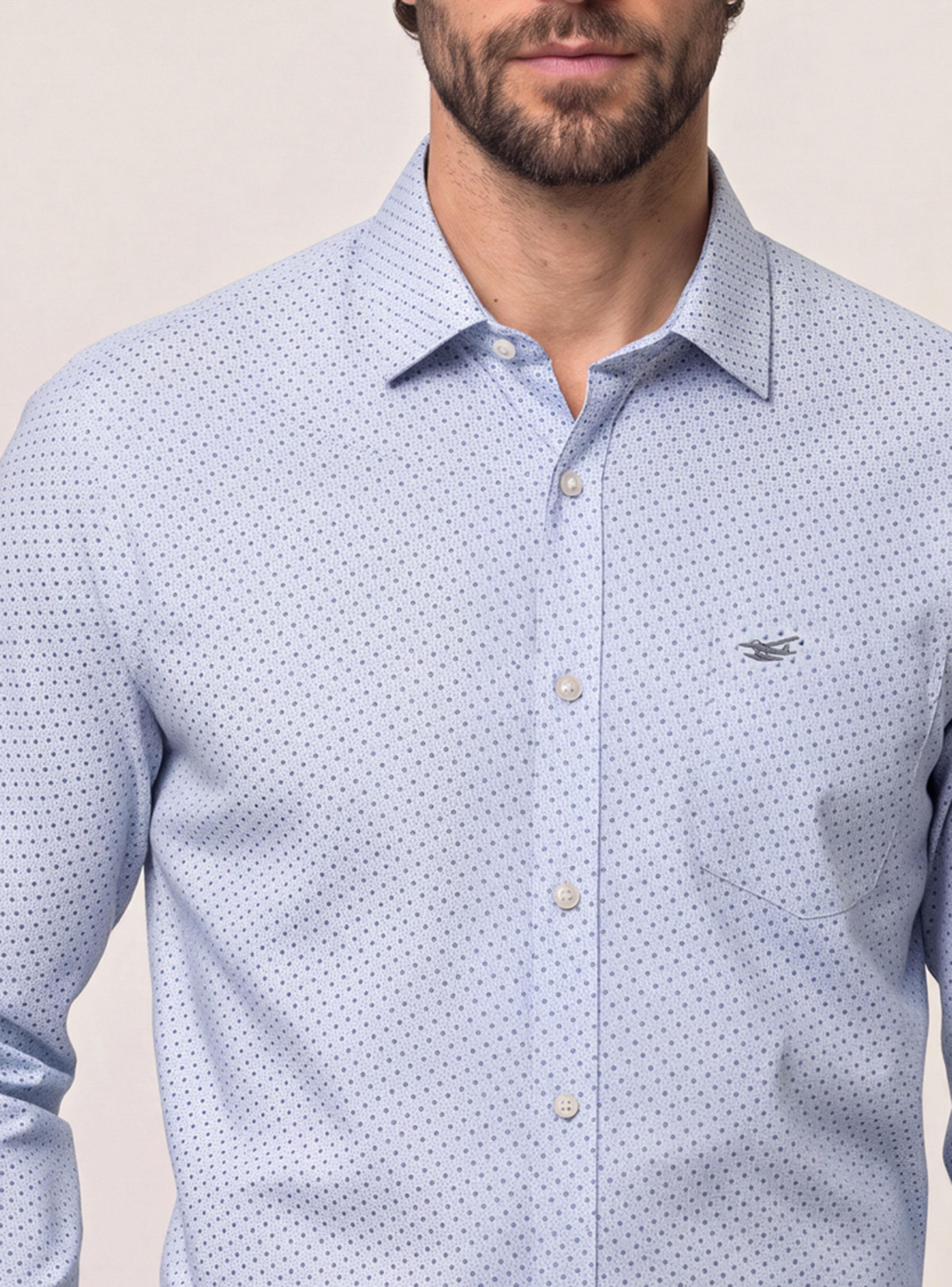 Camisa Boise Puntos Manga Larga-2