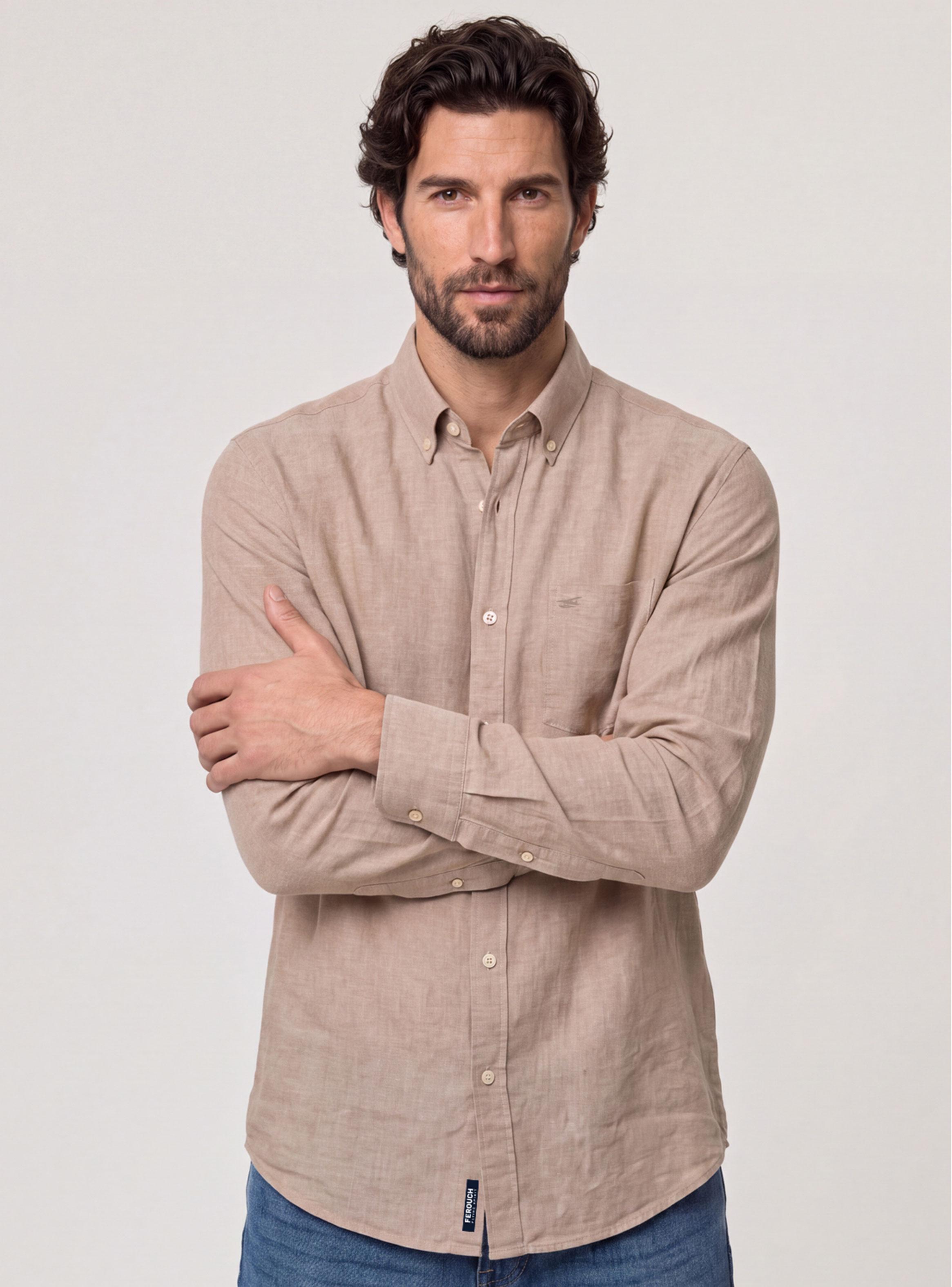 Camisa Manga Larga Sport Lino-0