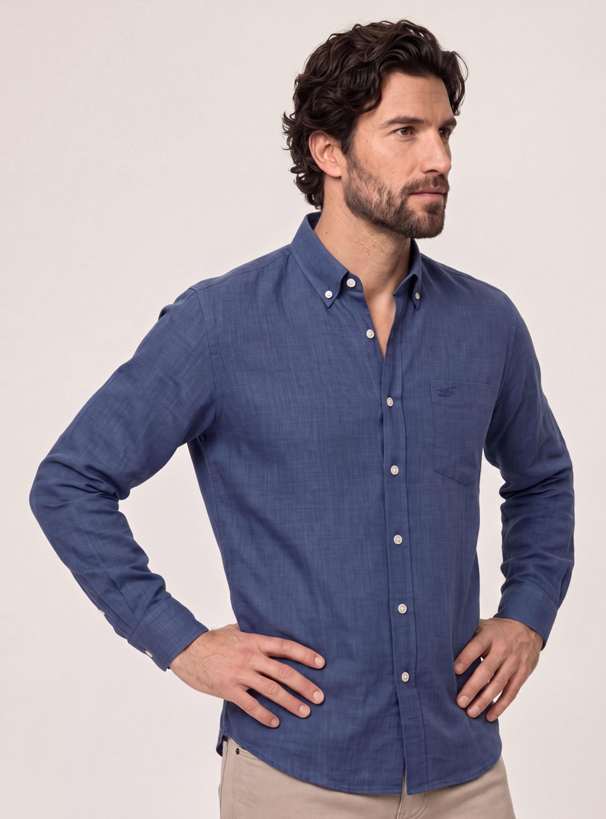Camisa Manga Larga Sport Lino-0