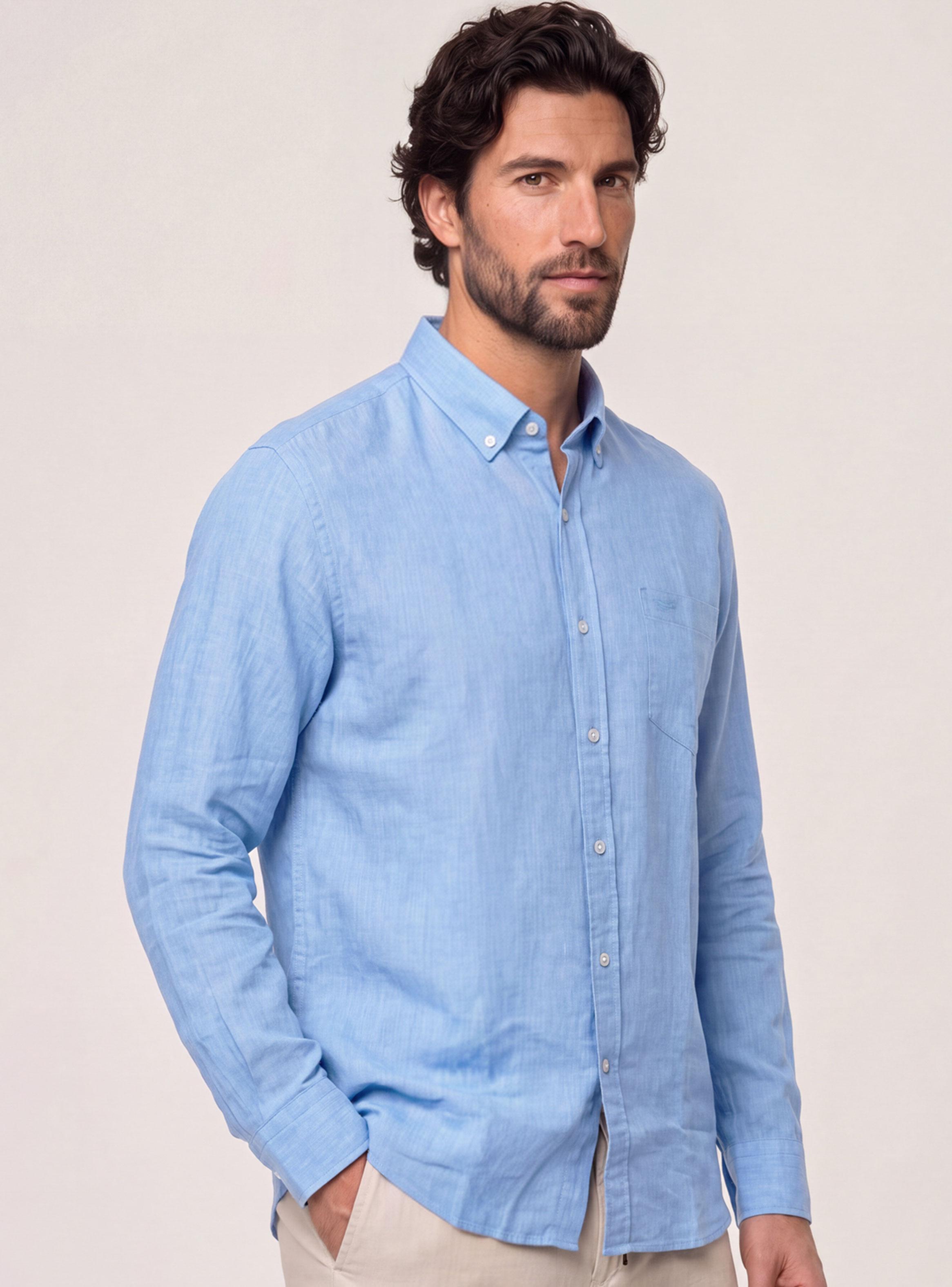 Camisa Manga Larga Sport Lino-0