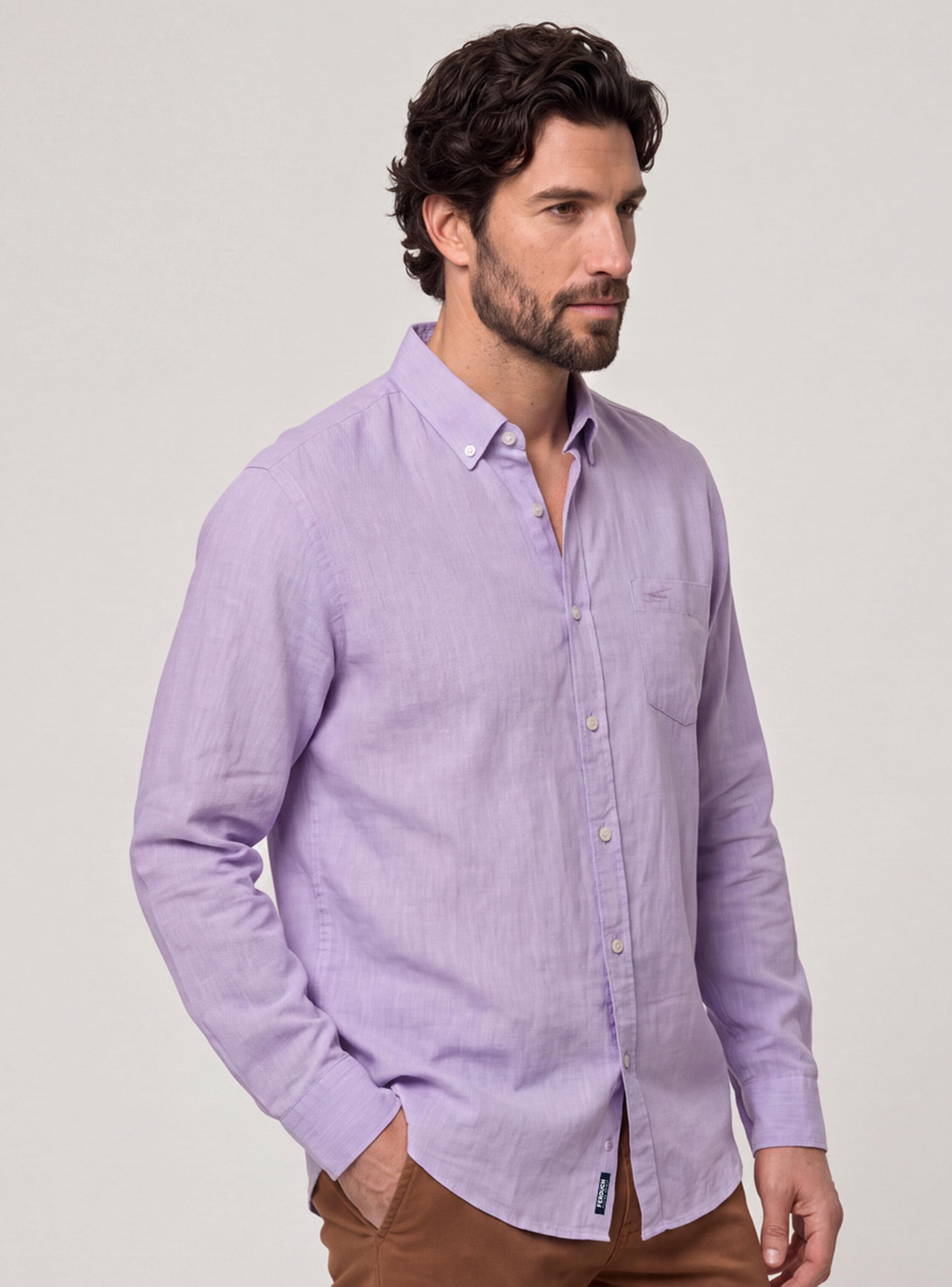 Camisa Manga Larga Sport Lino-0