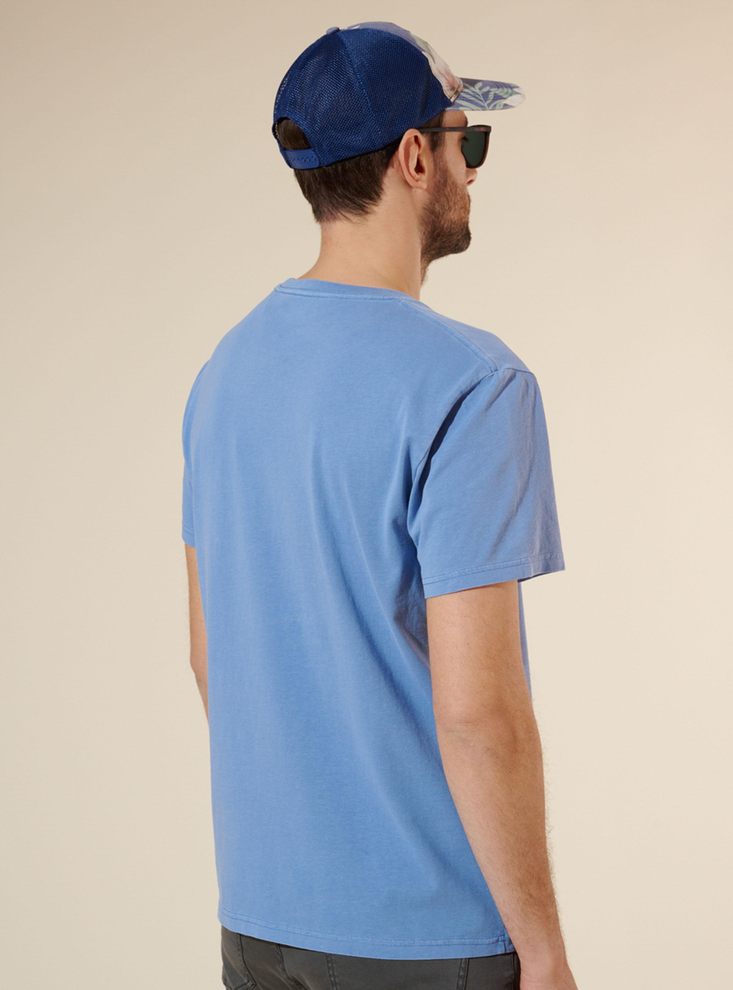 Polera Lisa Crew Neck y Bolsillo con Logo M/C-1