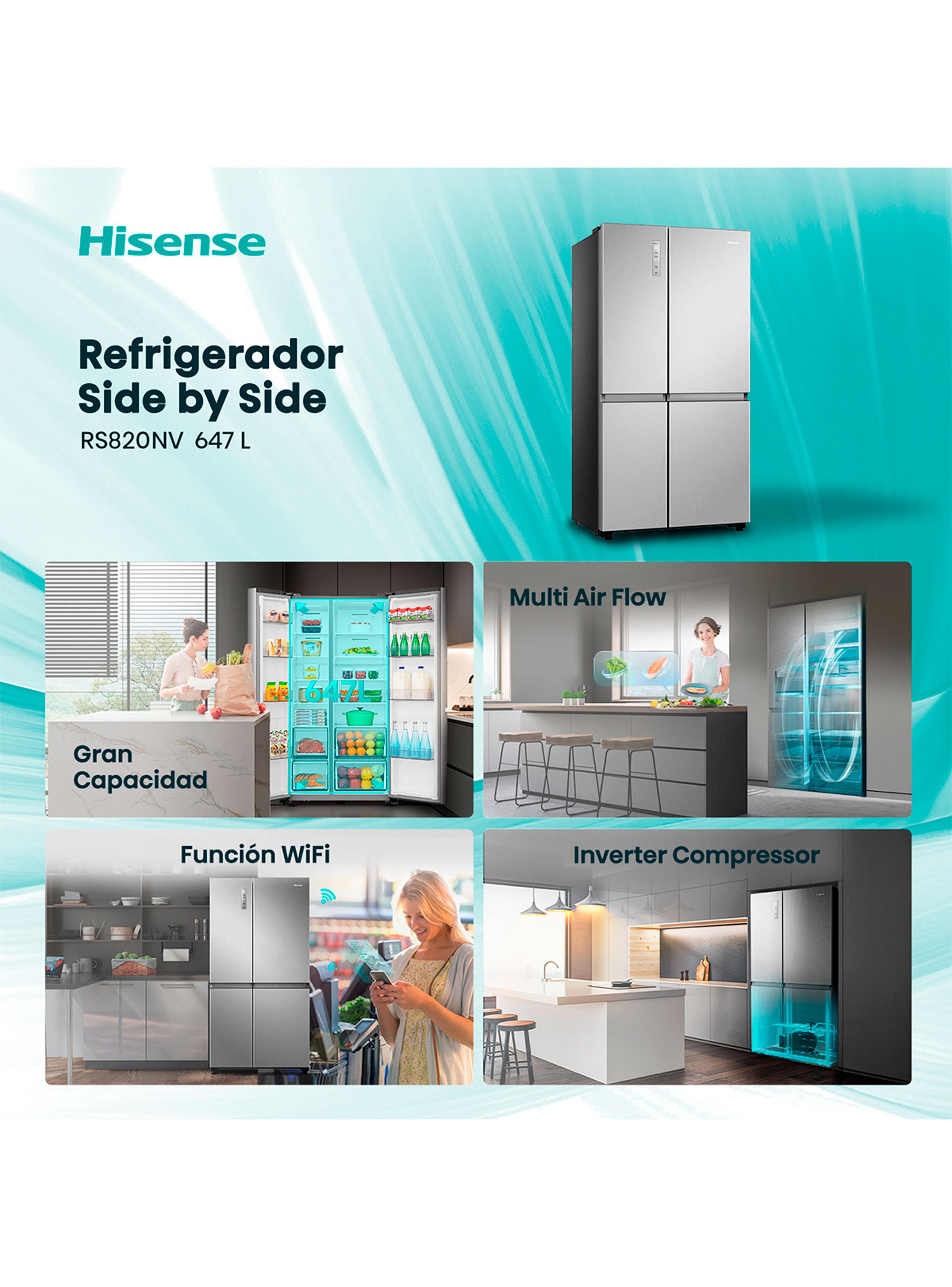 Refrigerador Side by Side No Fost 635 Litros RS820NV-3