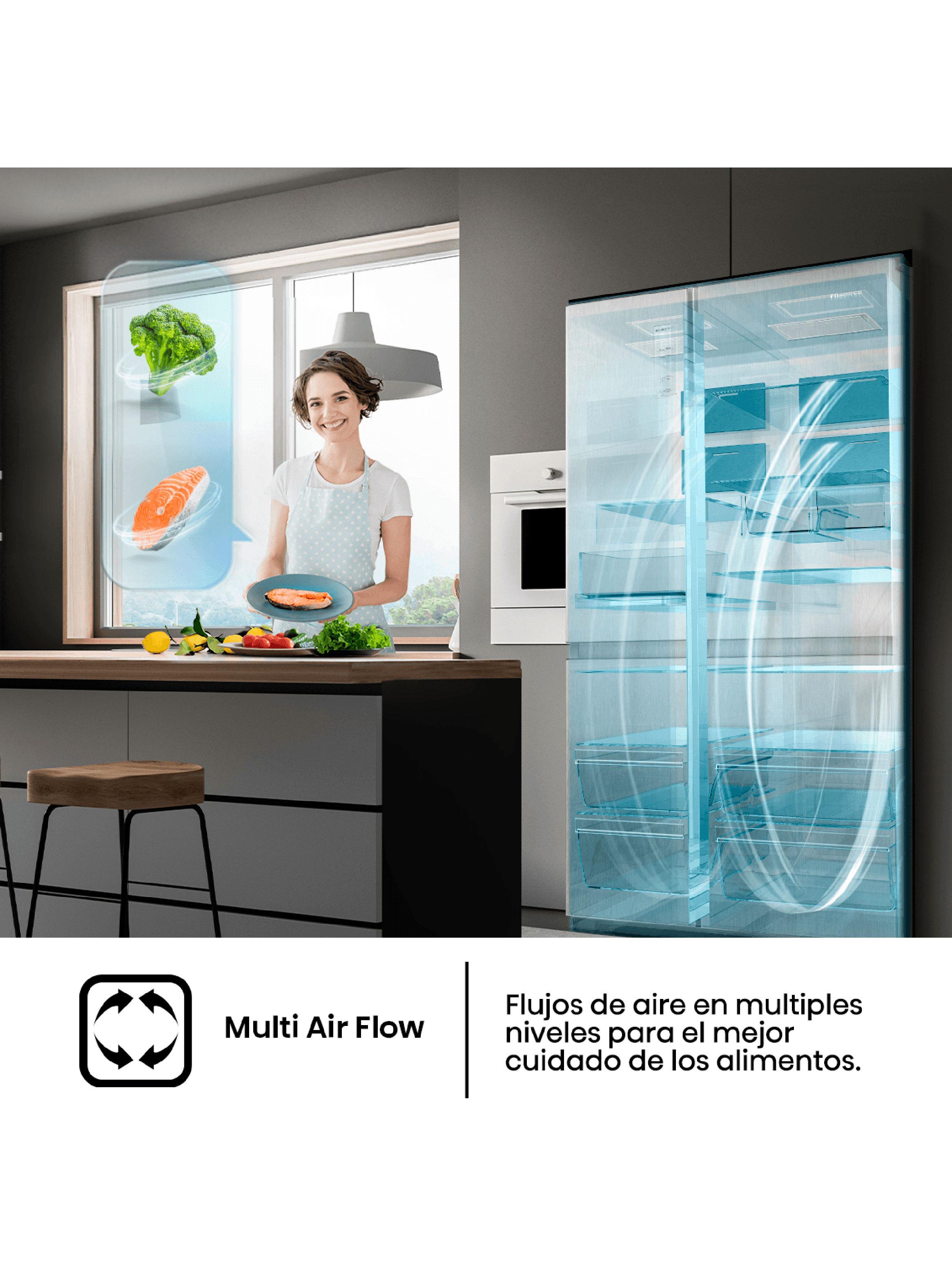 Refrigerador Side by Side No Fost 635 Litros RS820NV-6