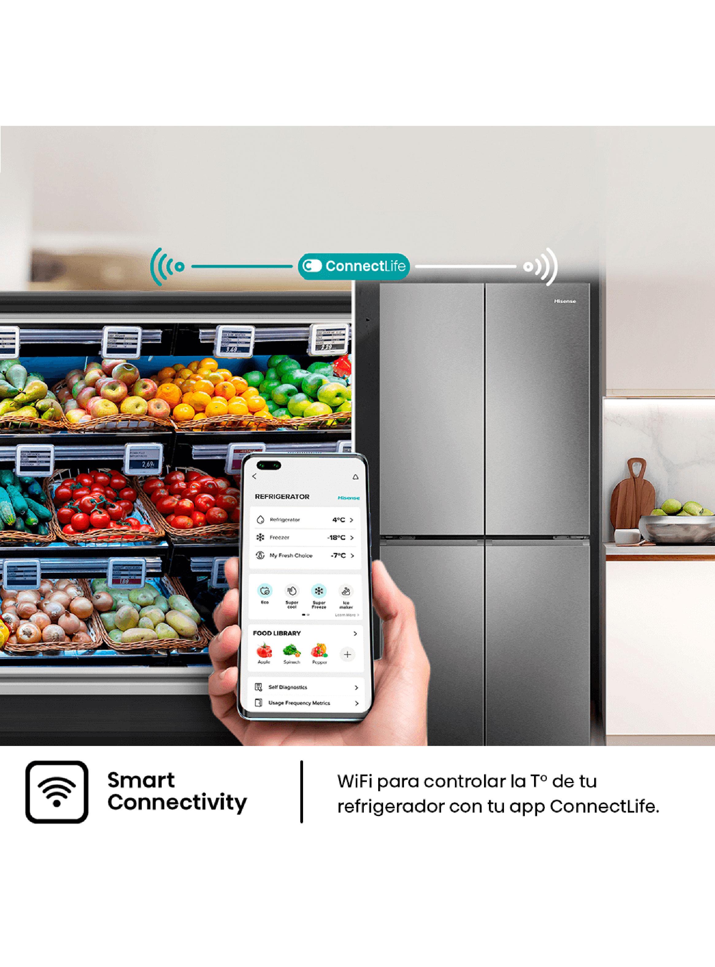 Refrigerador Side by Side No Fost 635 Litros RS820NV-7