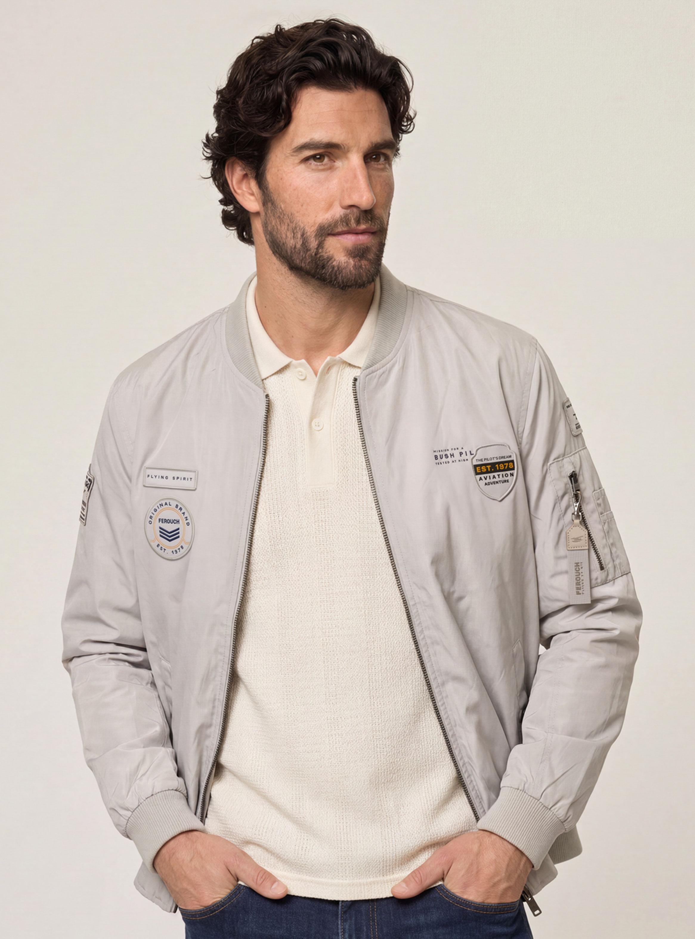 Chaqueta Pilot Bomber Cierre-0