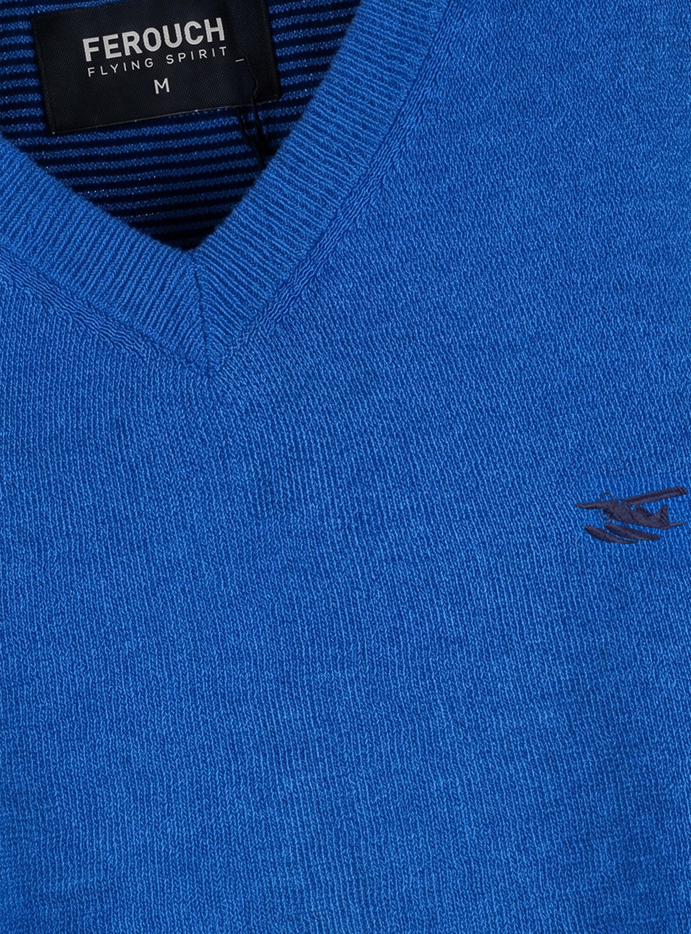 Sweater Atlanta V-Neck Melange Cuello V-2